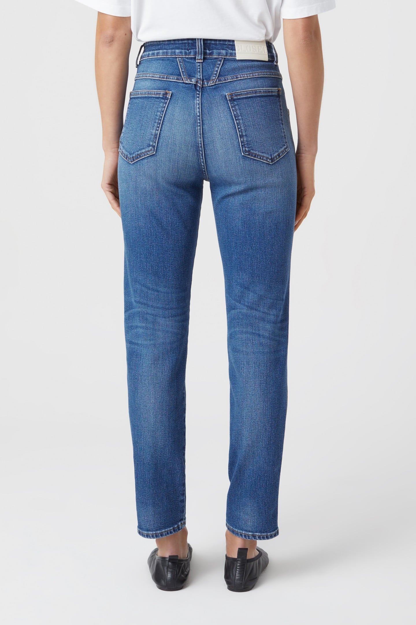 PEDAL PUSHER JEANS MID BLUE 5