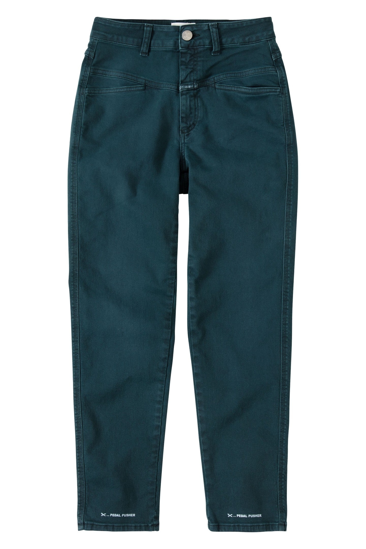 PEDAL PUSHER JEANS FERN GREEN 1