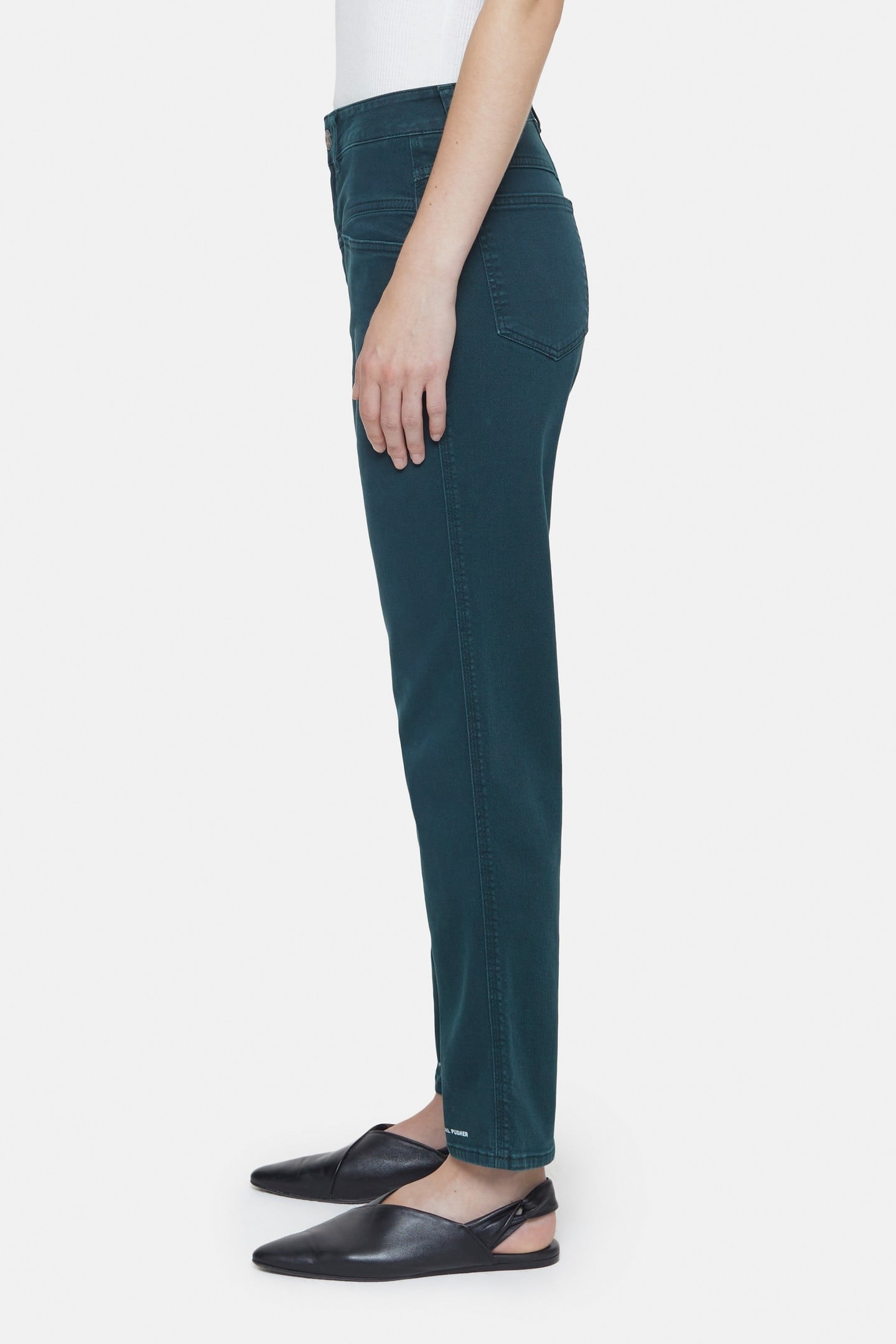 PEDAL PUSHER JEANS FERN GREEN 4