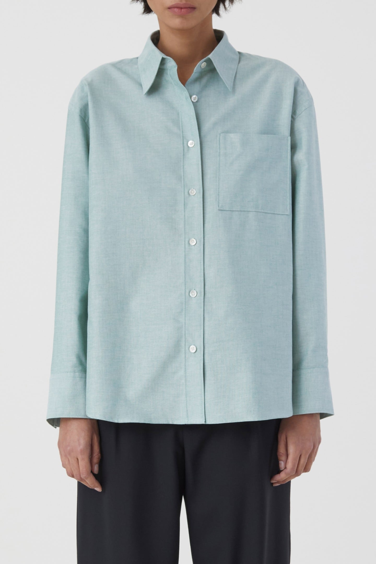 OVERSIZE SHIRT & BLOUSES NEW GREEN 4