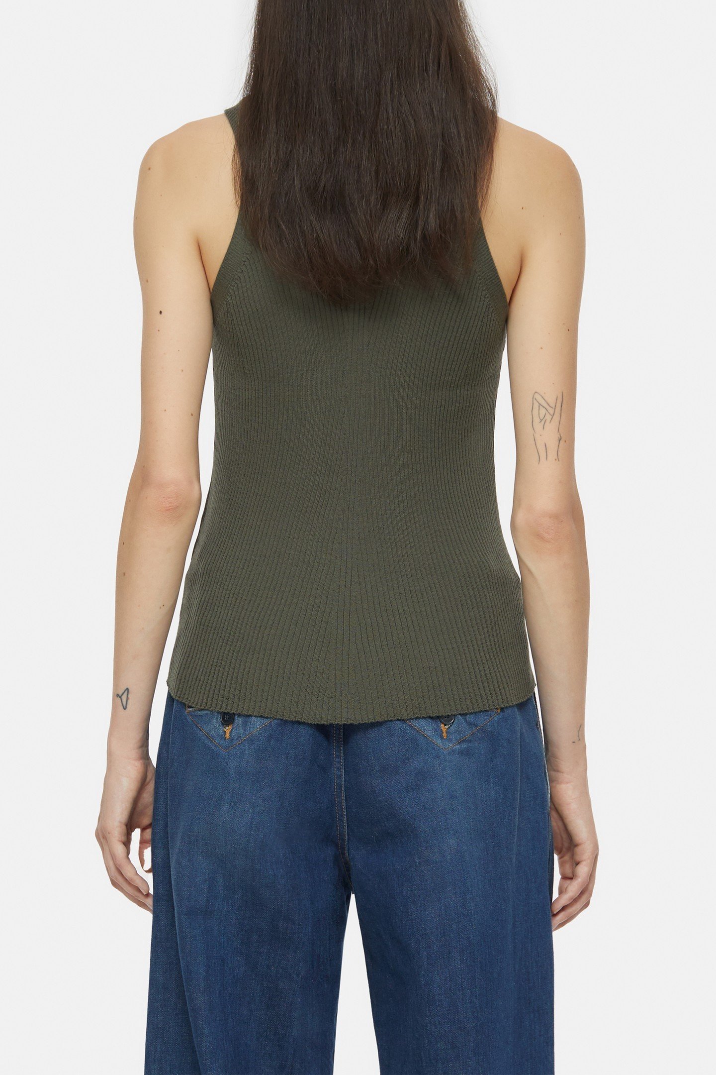 RACER TOP KNITS ARMY GREEN 3