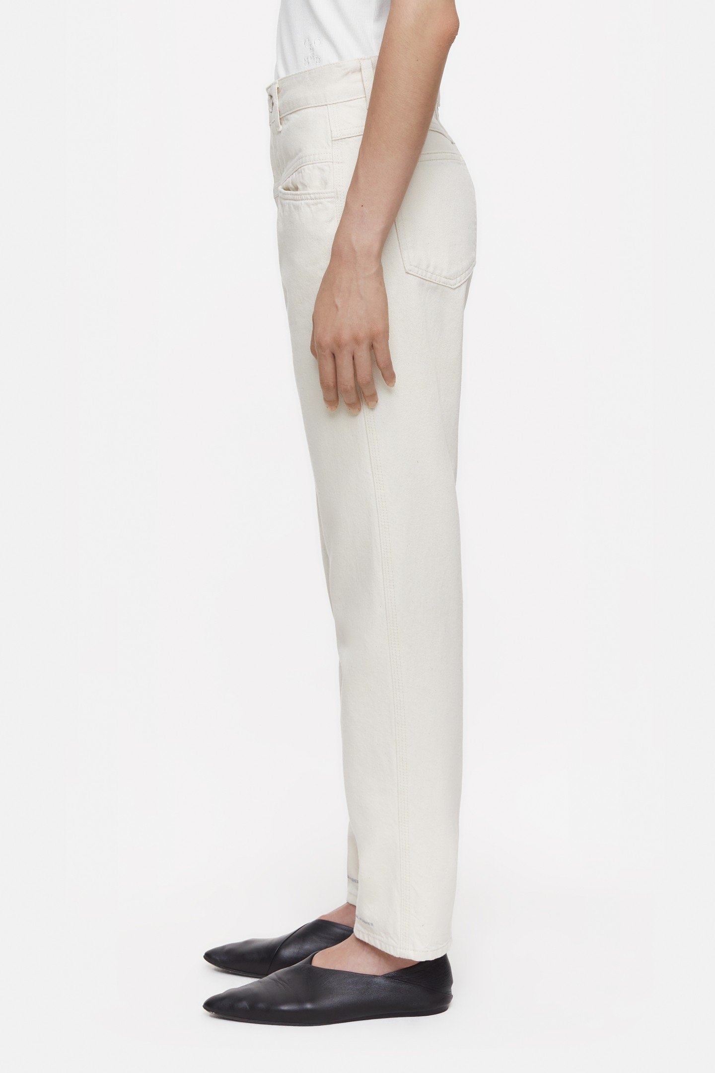 PEDAL PUSHER JEANS IVORY 5