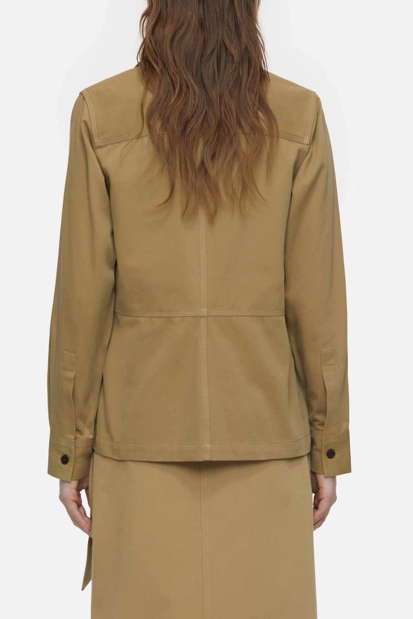 FITTED OVERSHIRT & BLOUSES TAUPE BEIGE 3