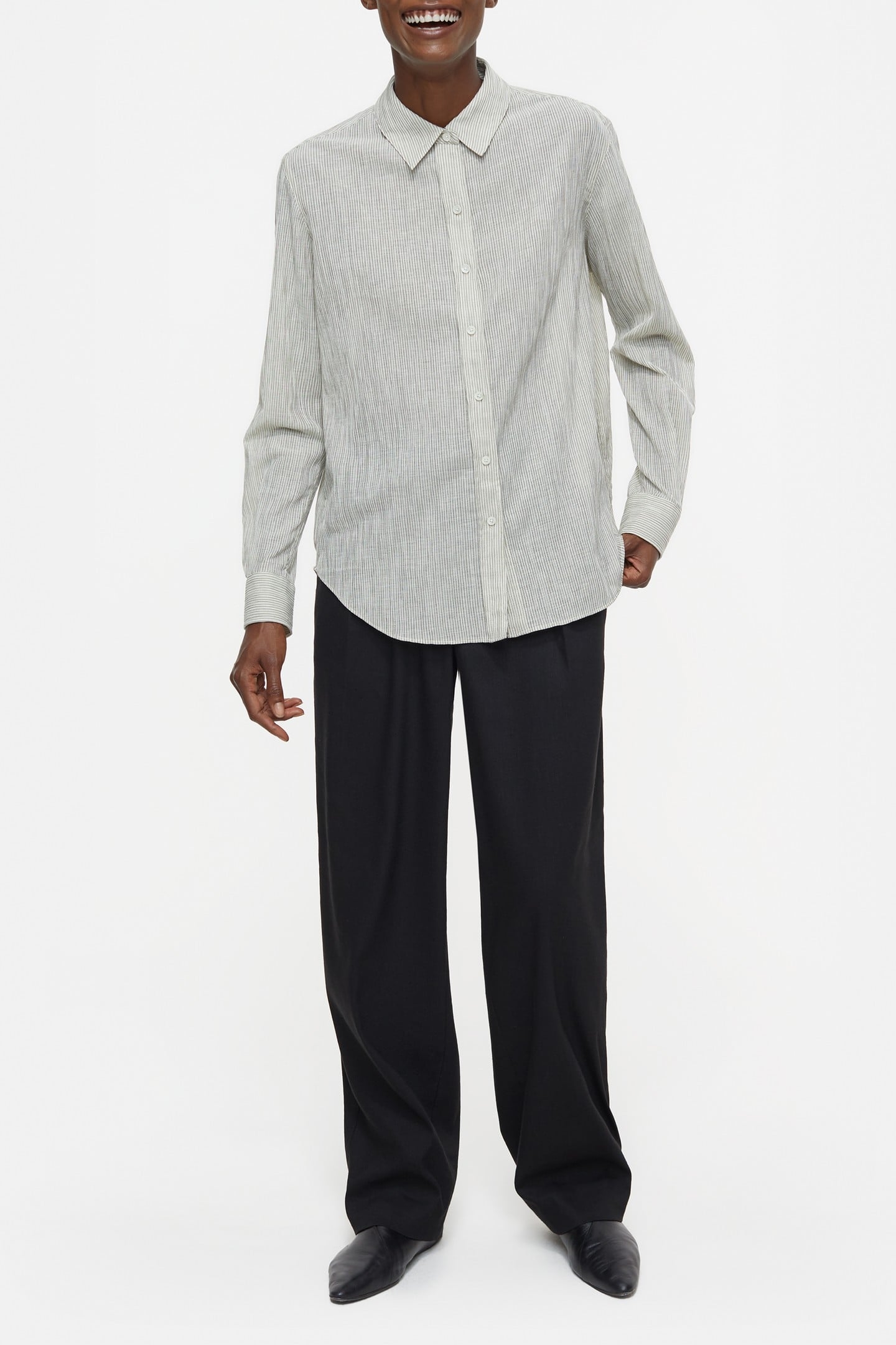 LONG SLEEVE SHIRT & BLOUSES IVORY 3