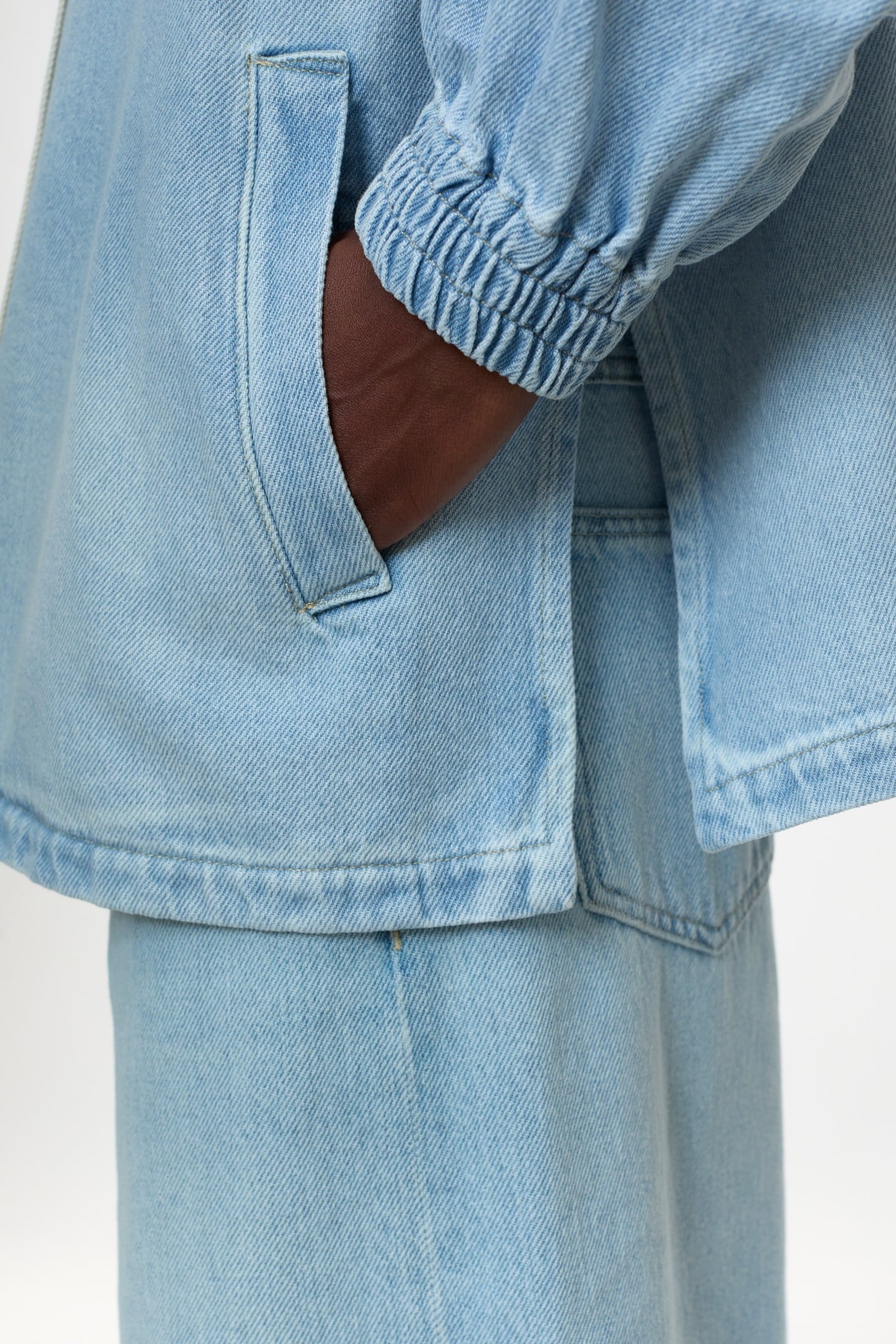 DENIM HOODIE LIGHT BLUE 6
