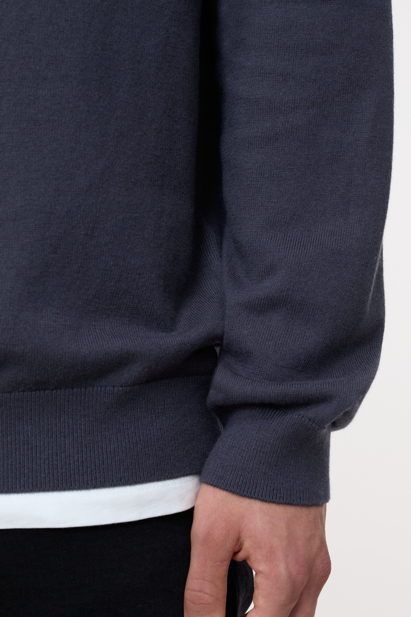 CREWNECK LONG SLEEVE KNITS SMOKEY BLUE 5