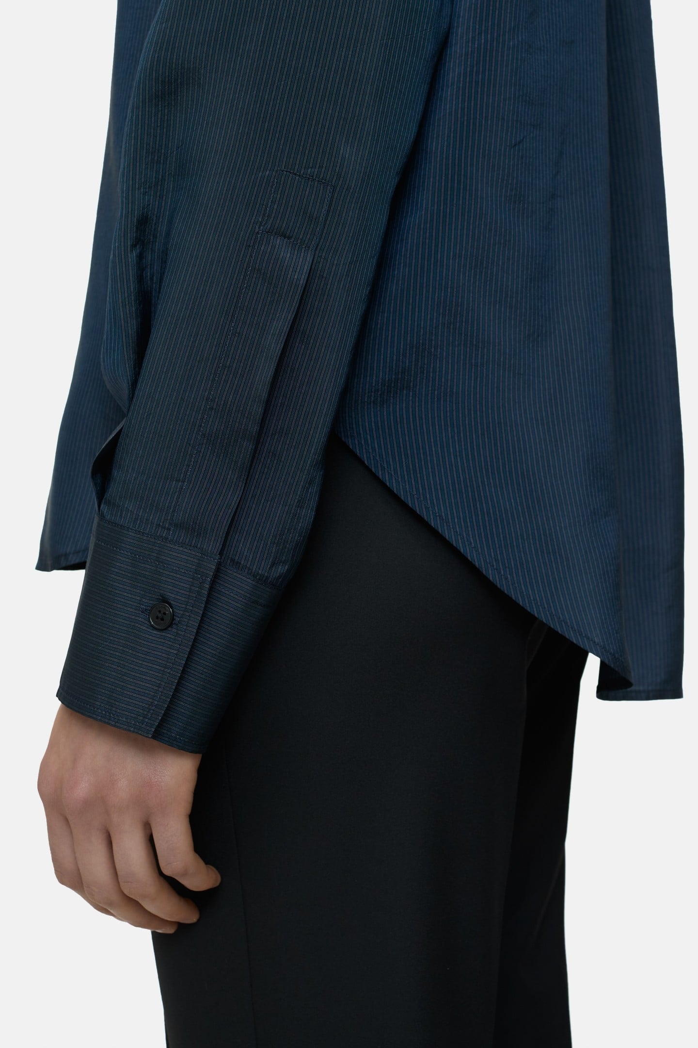 STRAIGHT FITTED SHIRT & BLOUSES SPACE BLUE 2