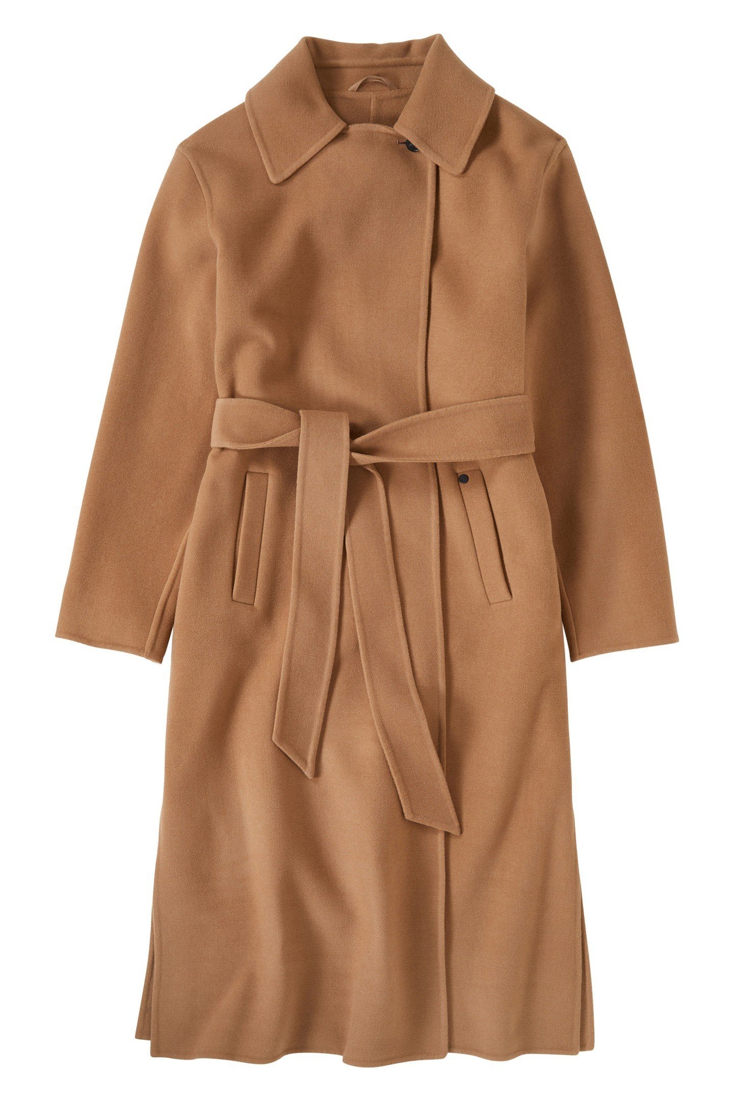 WRAP COAT JACKET BISCOTTI BROWN 4