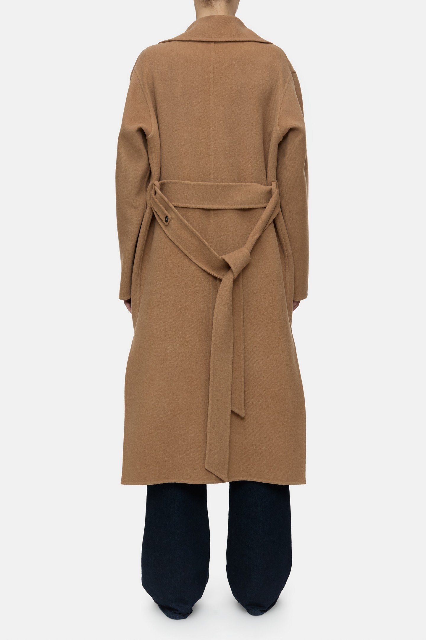 WRAP COAT JACKET BISCOTTI BROWN 3