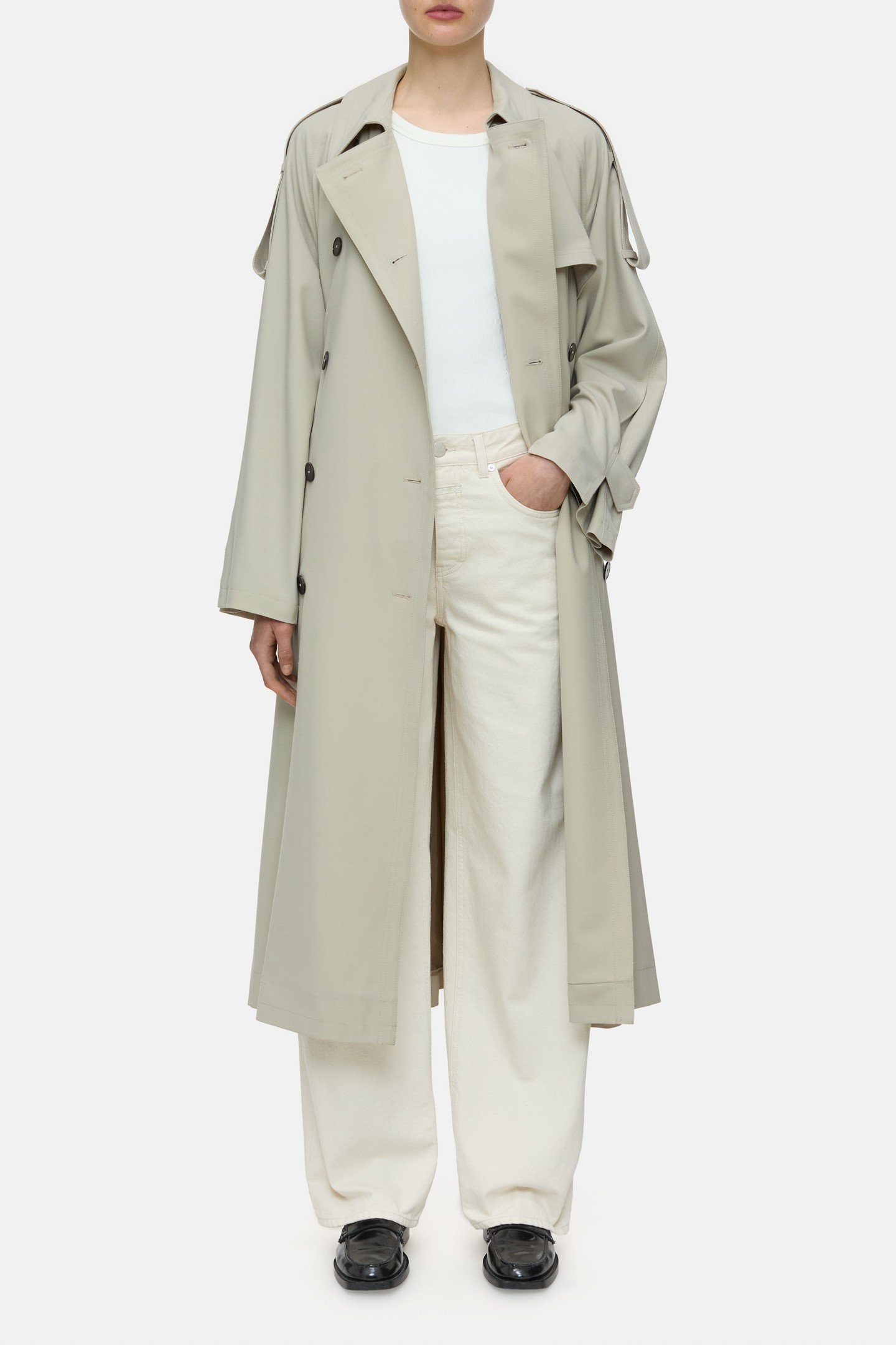 TRENCH COAT JACKET SABBIA BEIGE 1