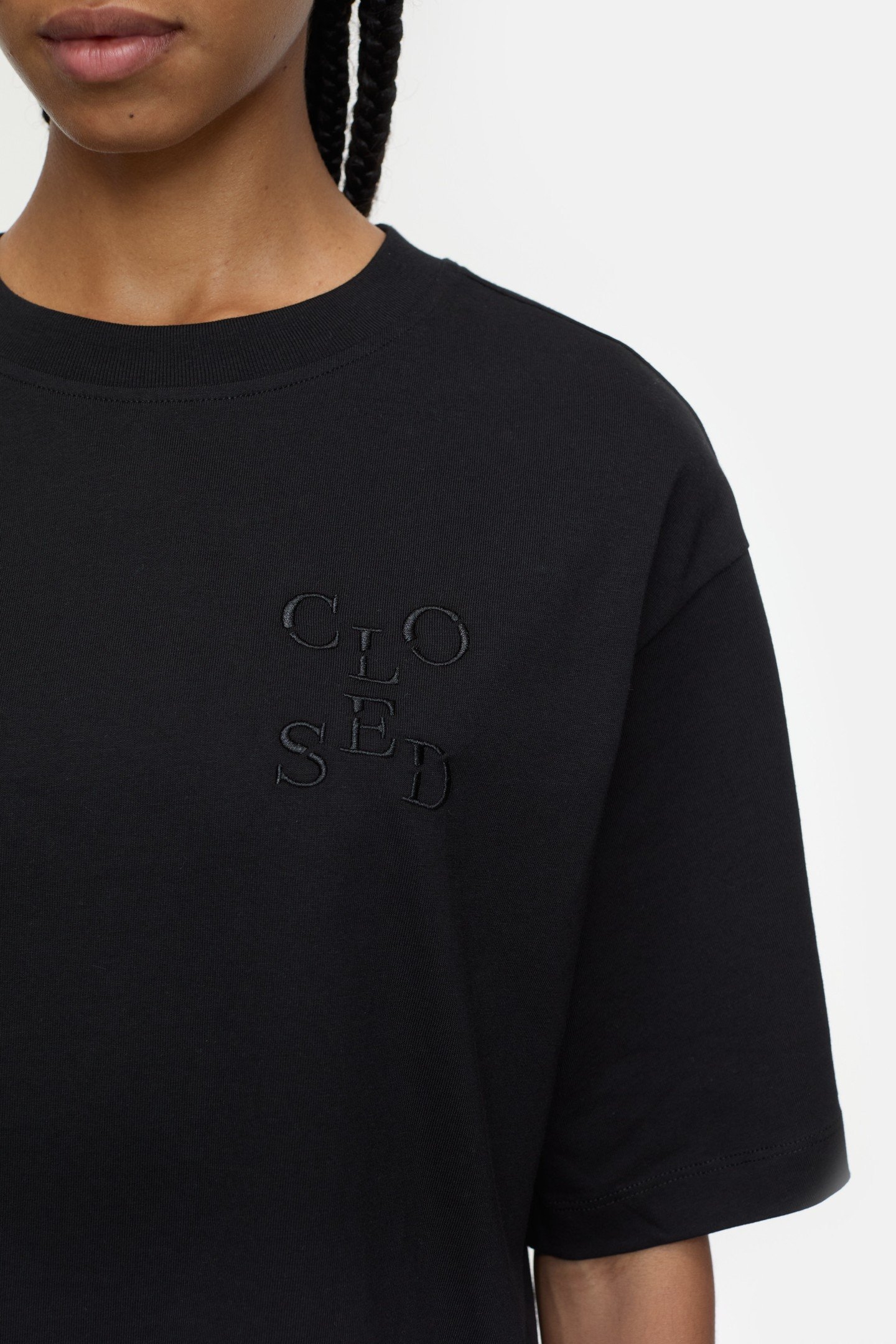 CROPPPED T-SHIRT T-SHIRTS BLACK 2