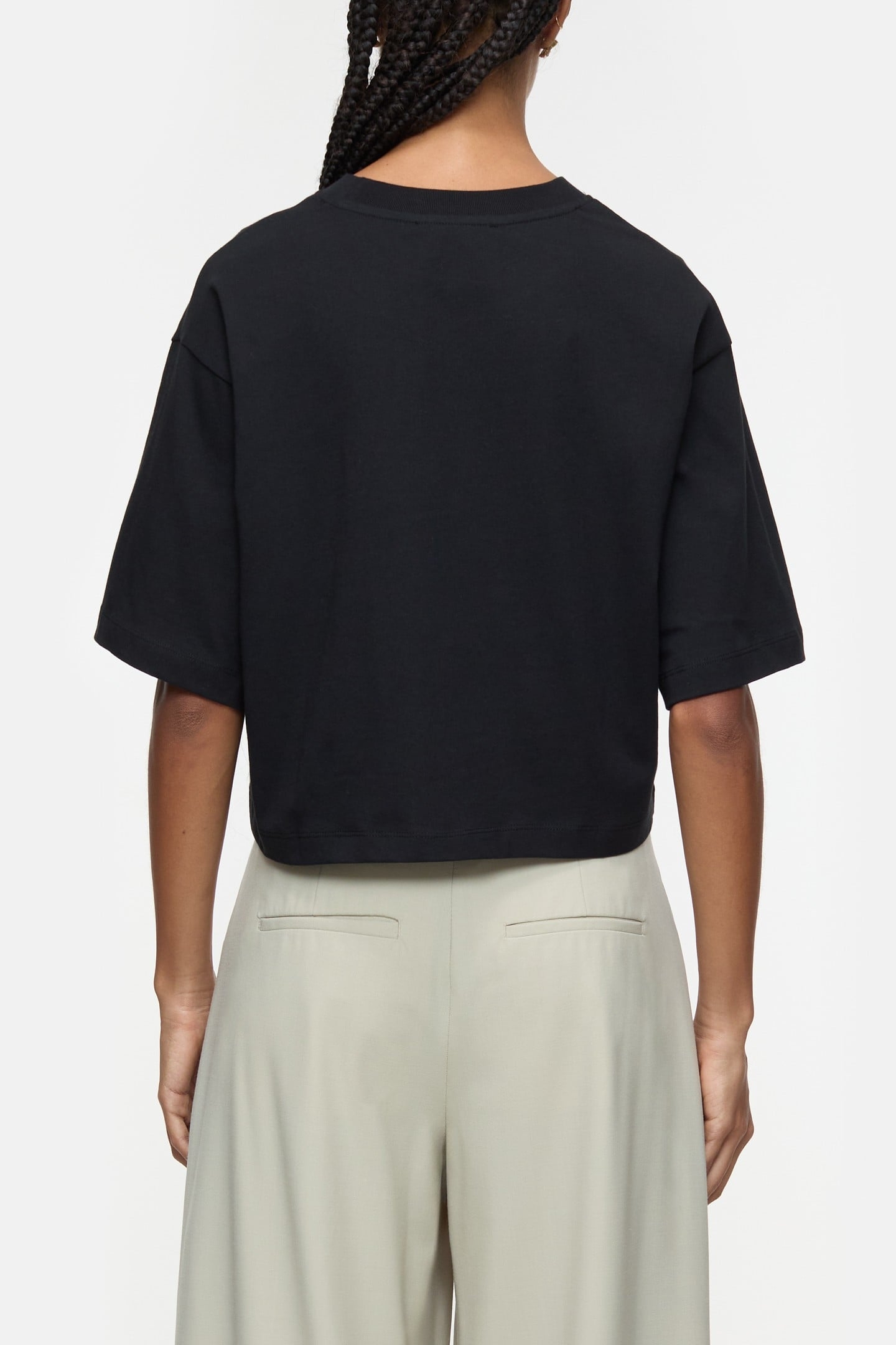 CROPPPED T-SHIRT T-SHIRTS BLACK 3