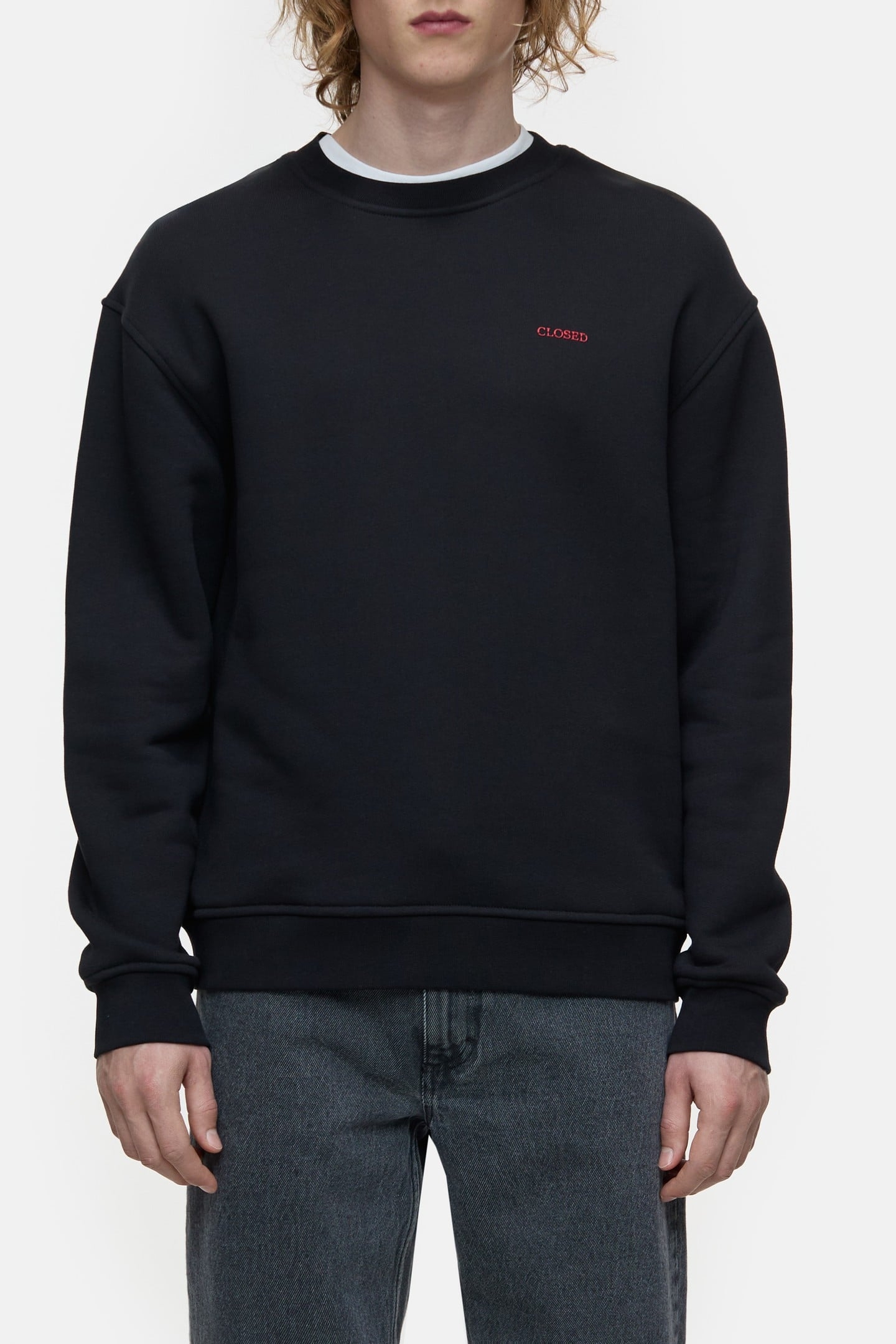 PRINTED SWEATSHIRT T-SHIRTS BLACK 1