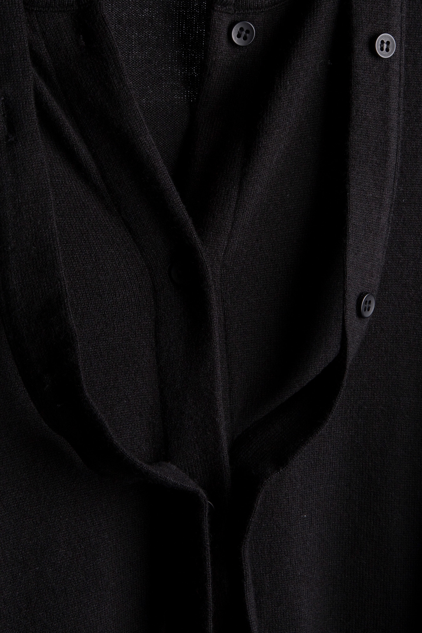 OTTOLINGER – DOUBLE CLOSURE KNIT CARDIGAN BLACK 3