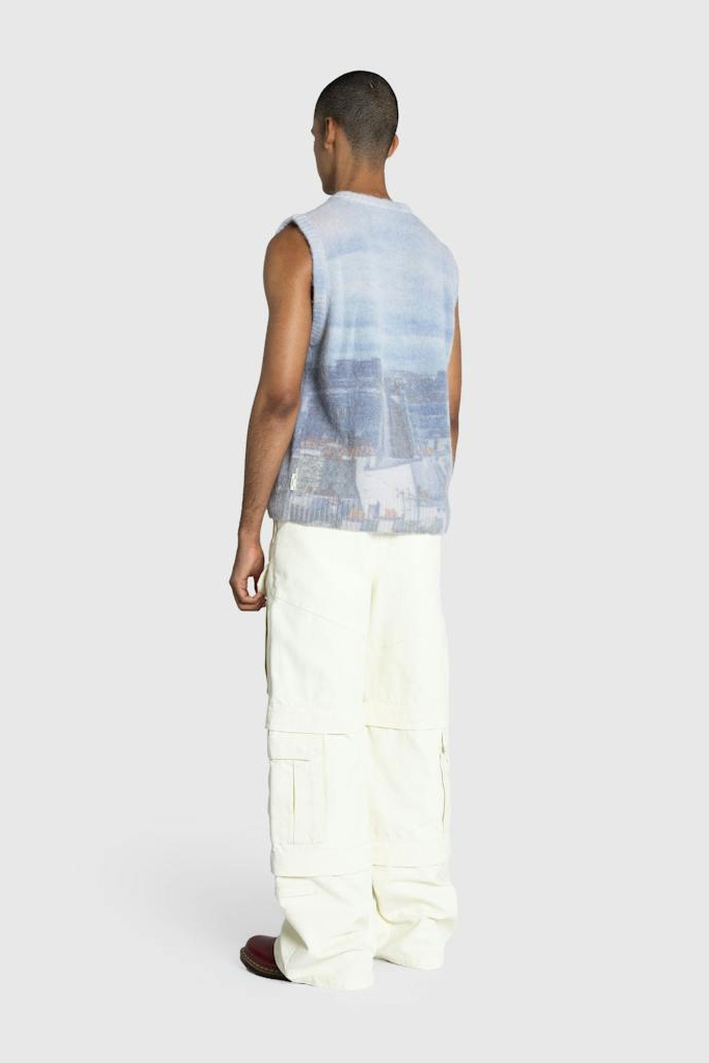 HIGHSNOBIETY – PARIS CITYSCAPE SWEATER VEST MULTI 5