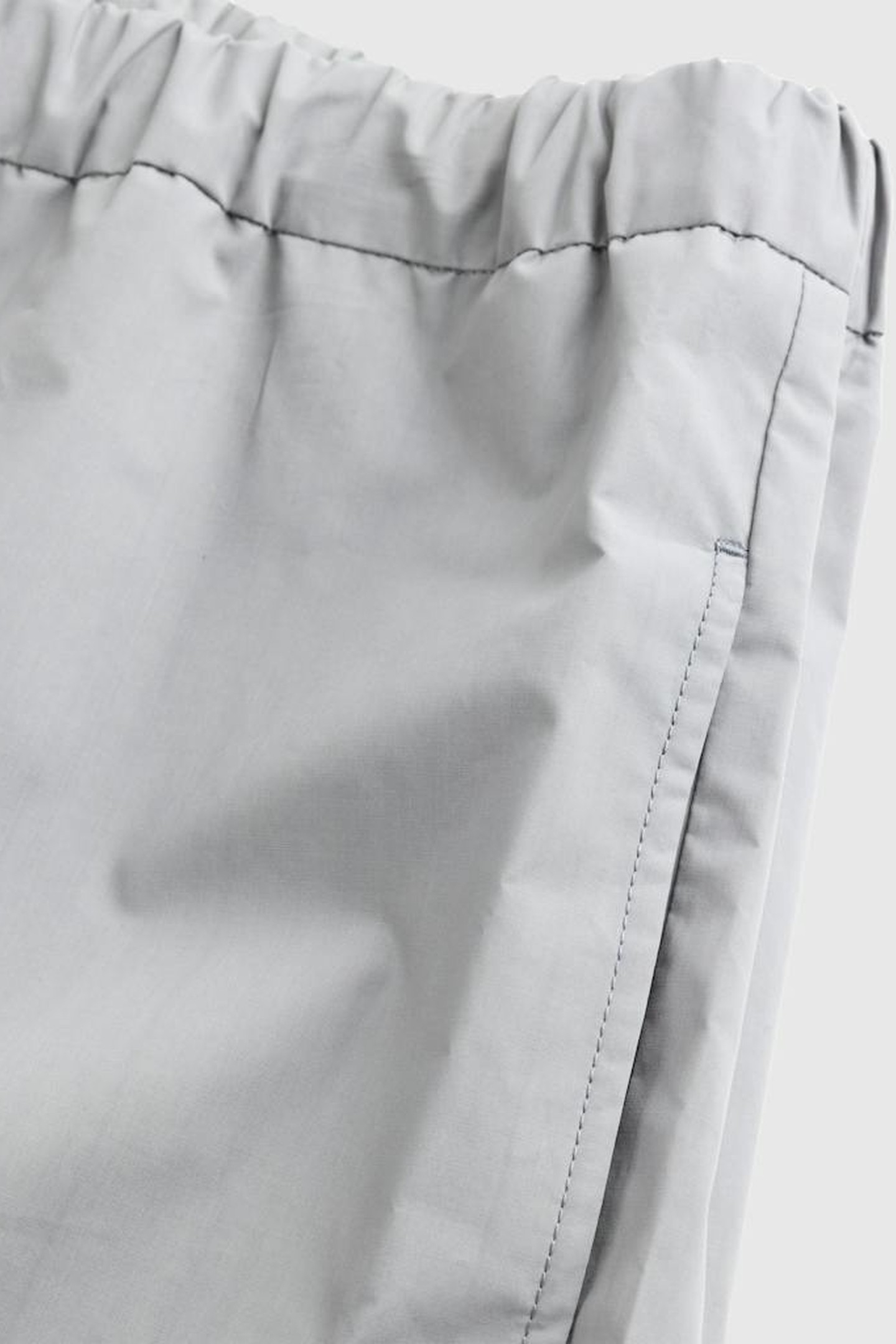 RIER – POPELINE BERMUDA SHORTS GREY 4