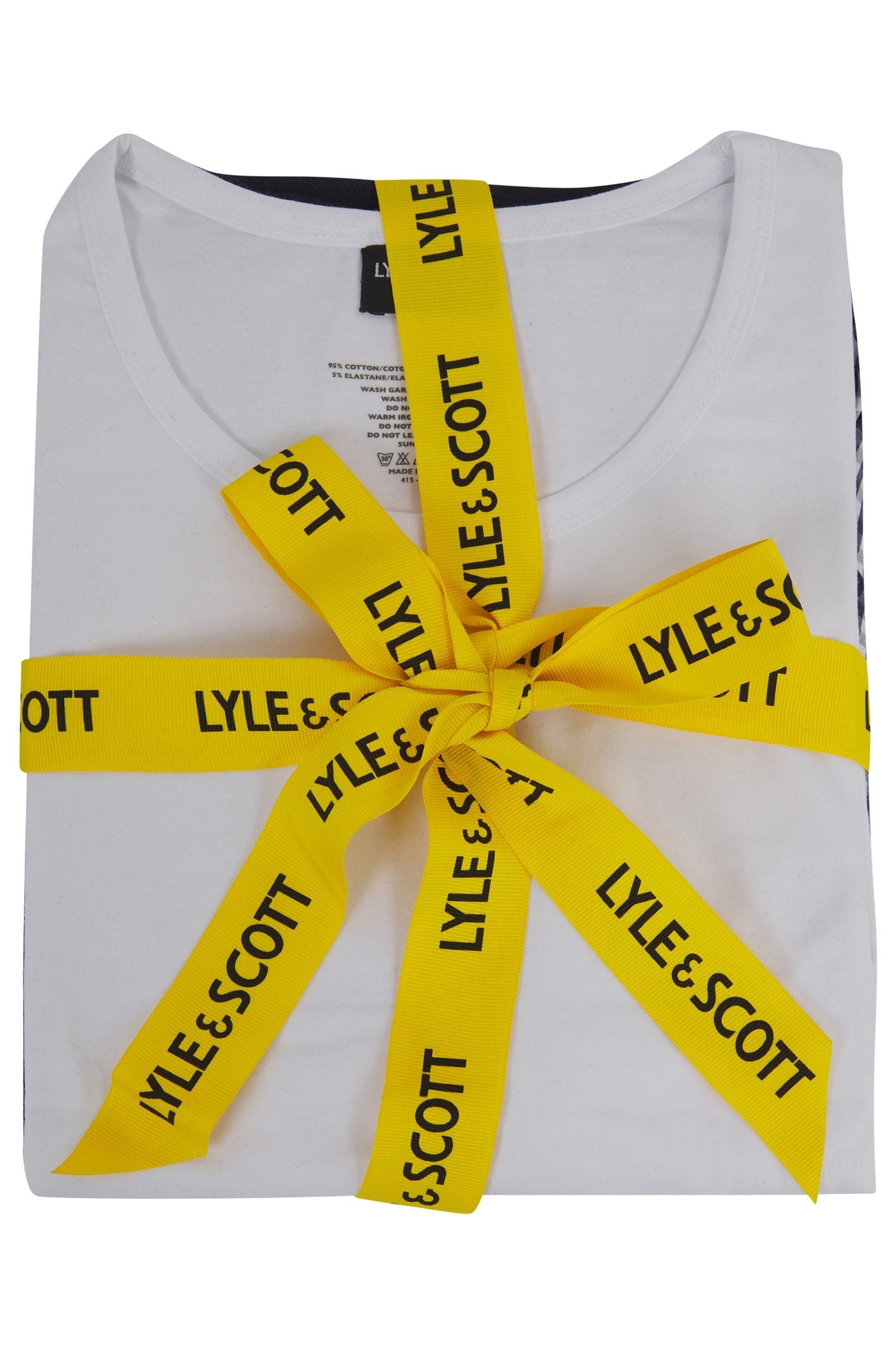 KYLE SHORT SLEEVE TEE AND WOVEN SHORT SLEEP SET BRIGHT WHITE 6