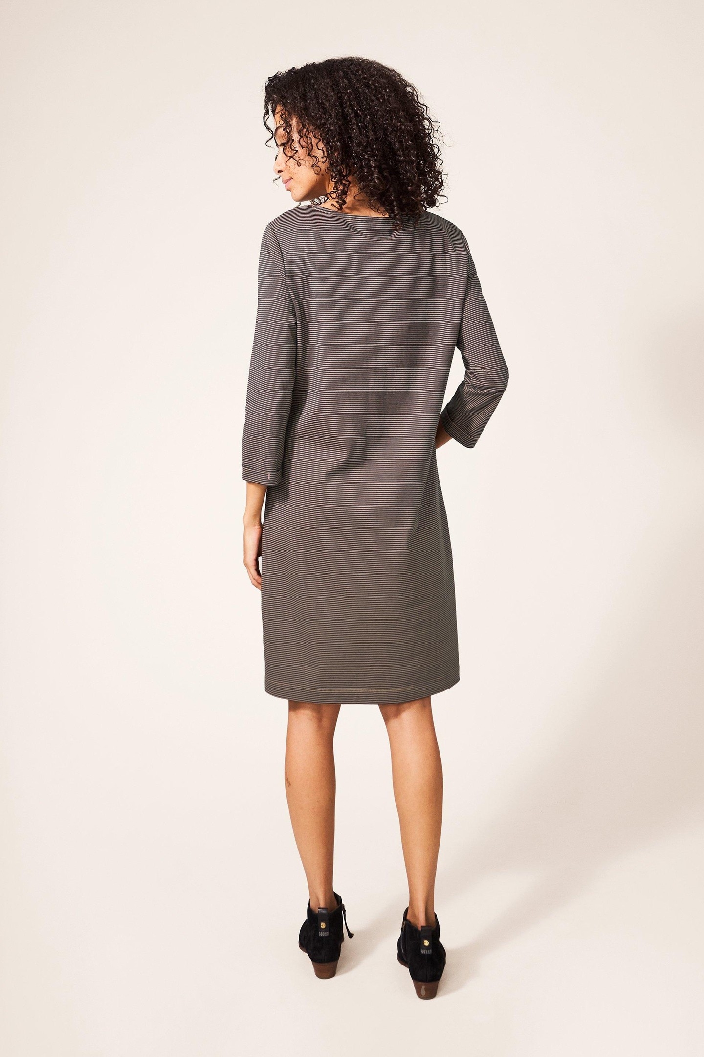 ALBIE DRESS NAVY MULTI 2