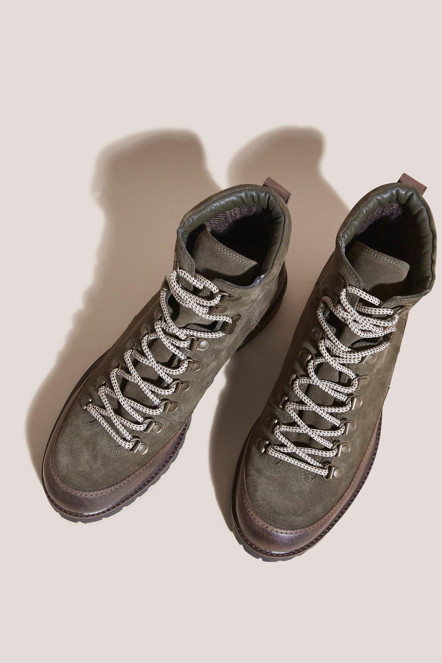 HENRY SUEDE HIKER BOOT KHAKI GREEN 3