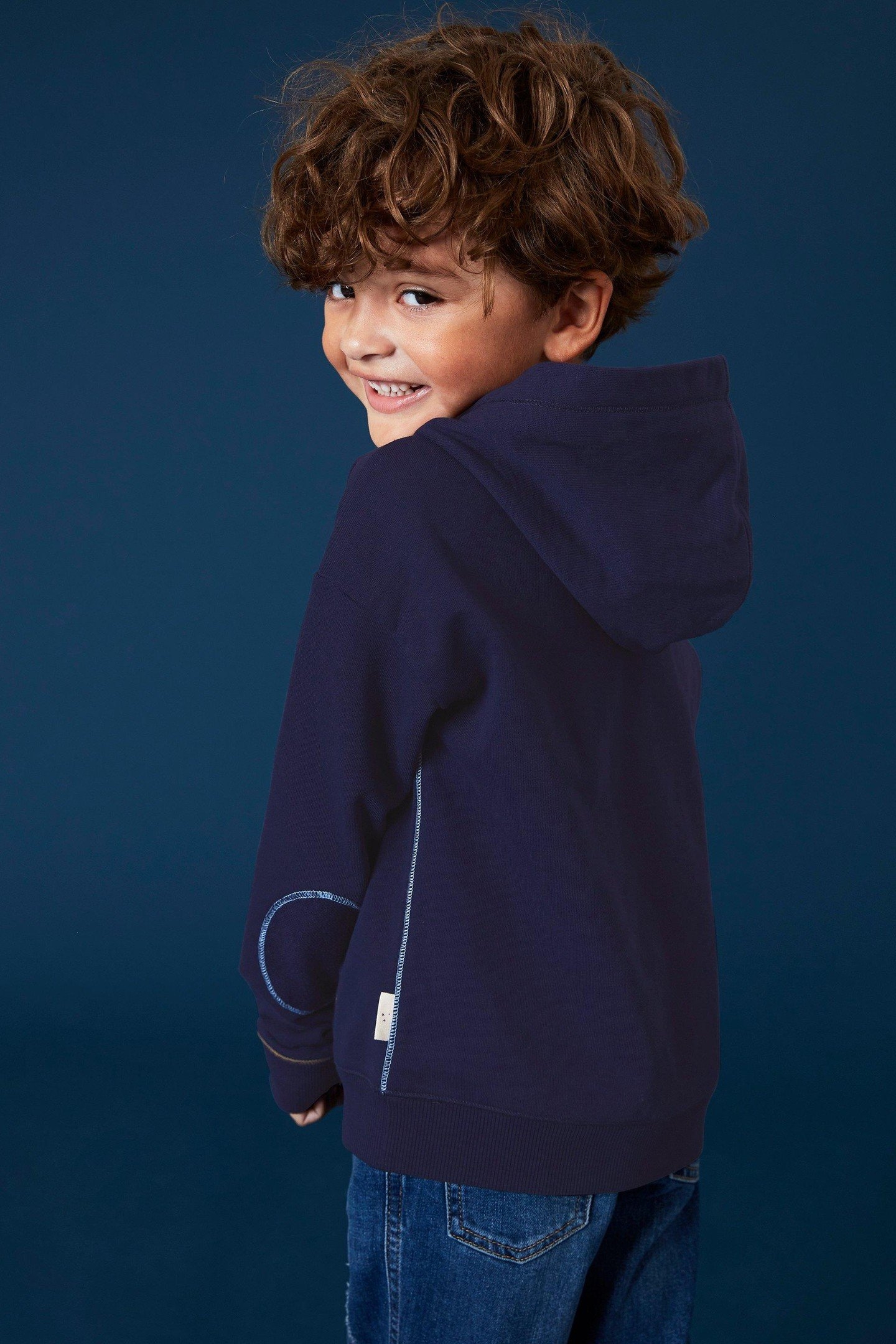 ASHER OVERHEAD SWEAT DARK NAVY 2