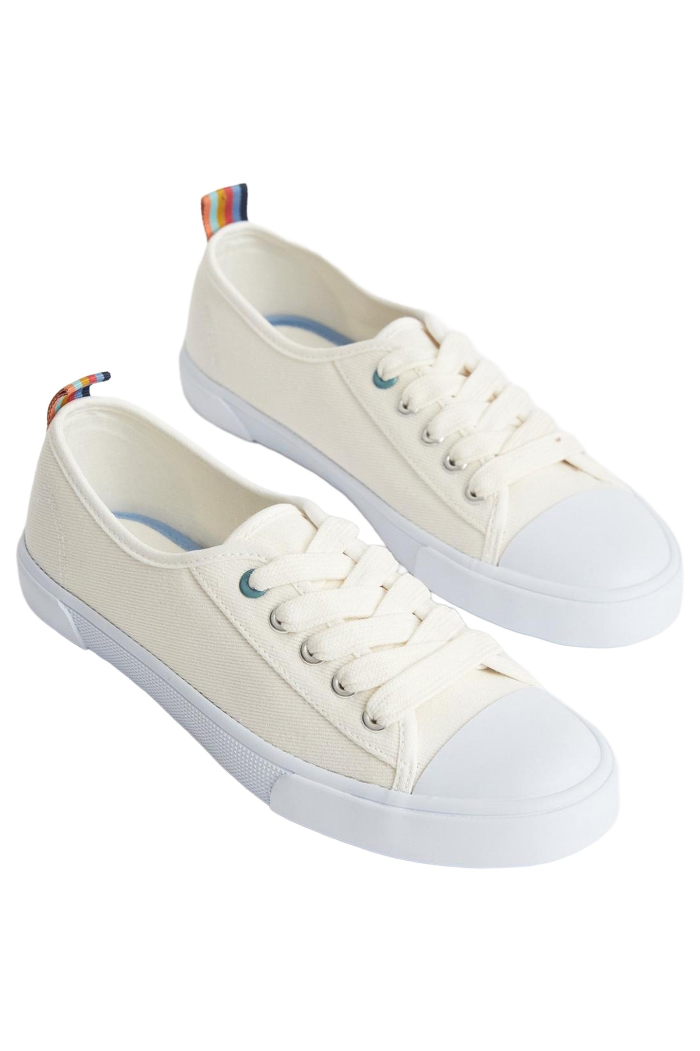 PIPER PLIMSOLL NATURAL WHITE 4