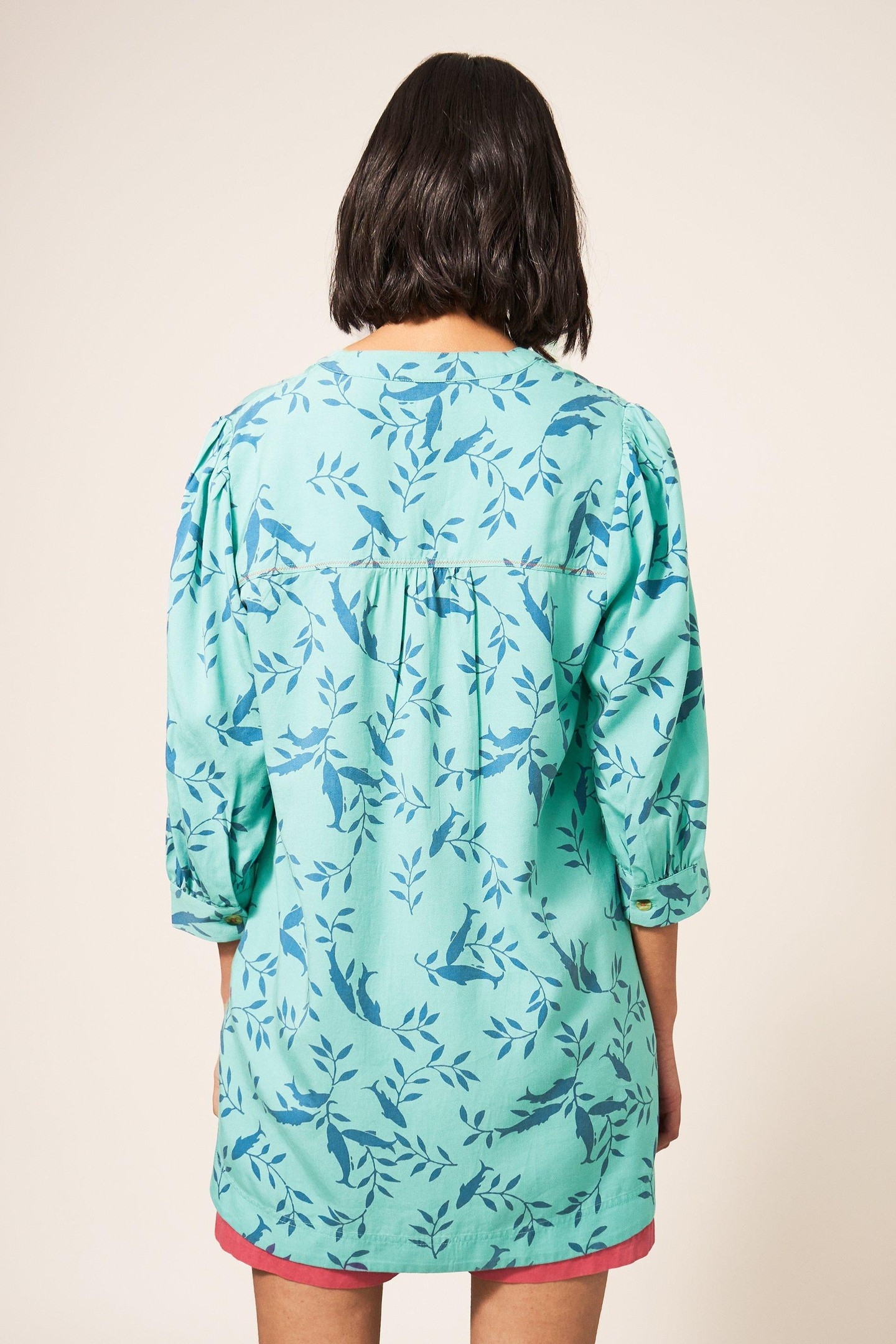 HARPER TUNIC TEAL MULTI 2