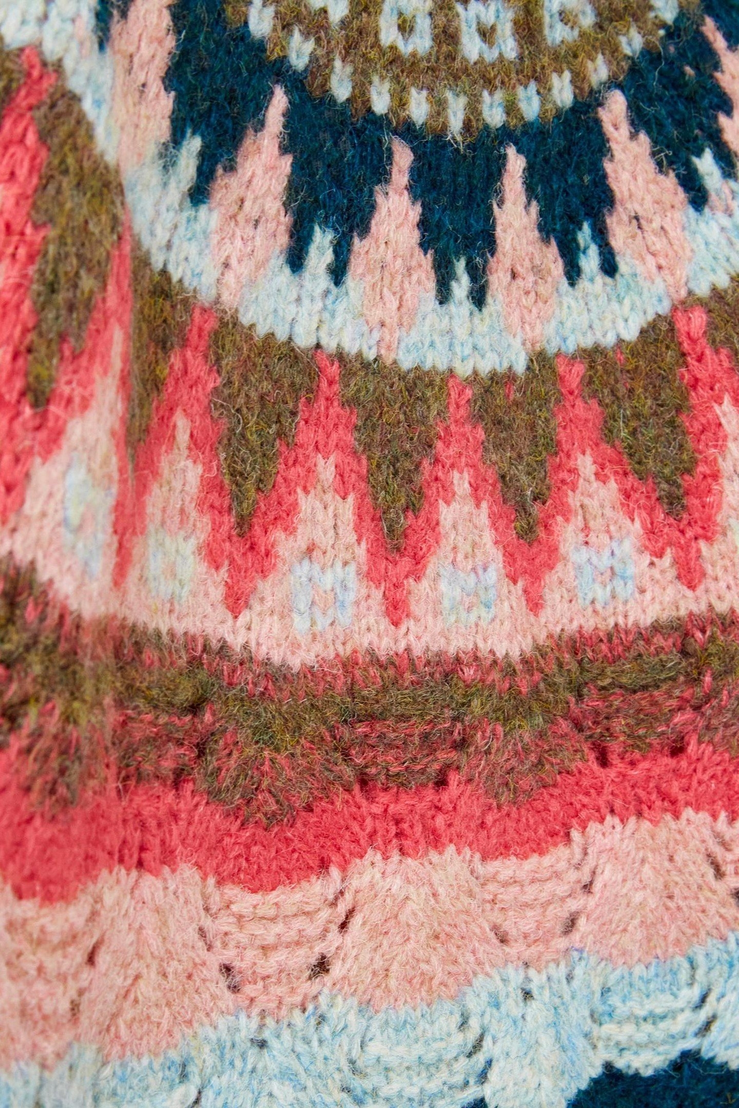 MINI ME FAIRISLE JUMPER GREEN MULTI 2