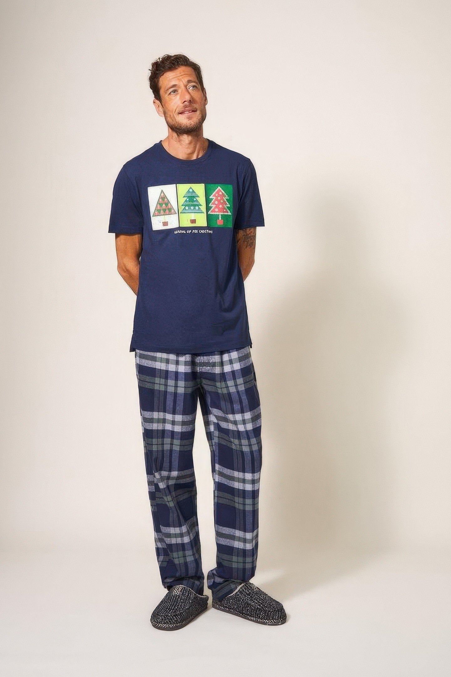 CHRISTMAS GEAR GRAPHIC TEE DARK NAVY 3