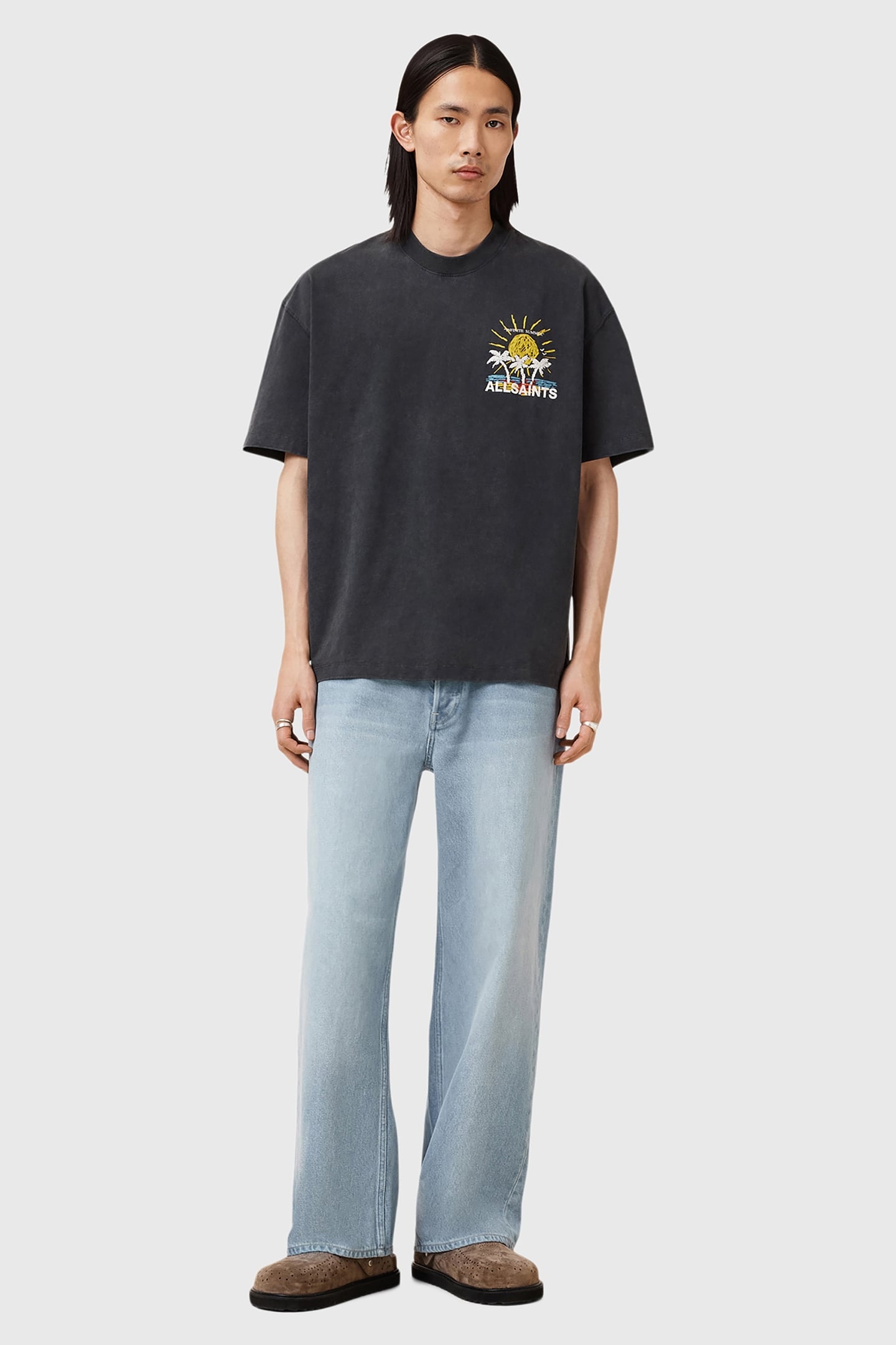 COVE SS CREW WASHED BLACK 2