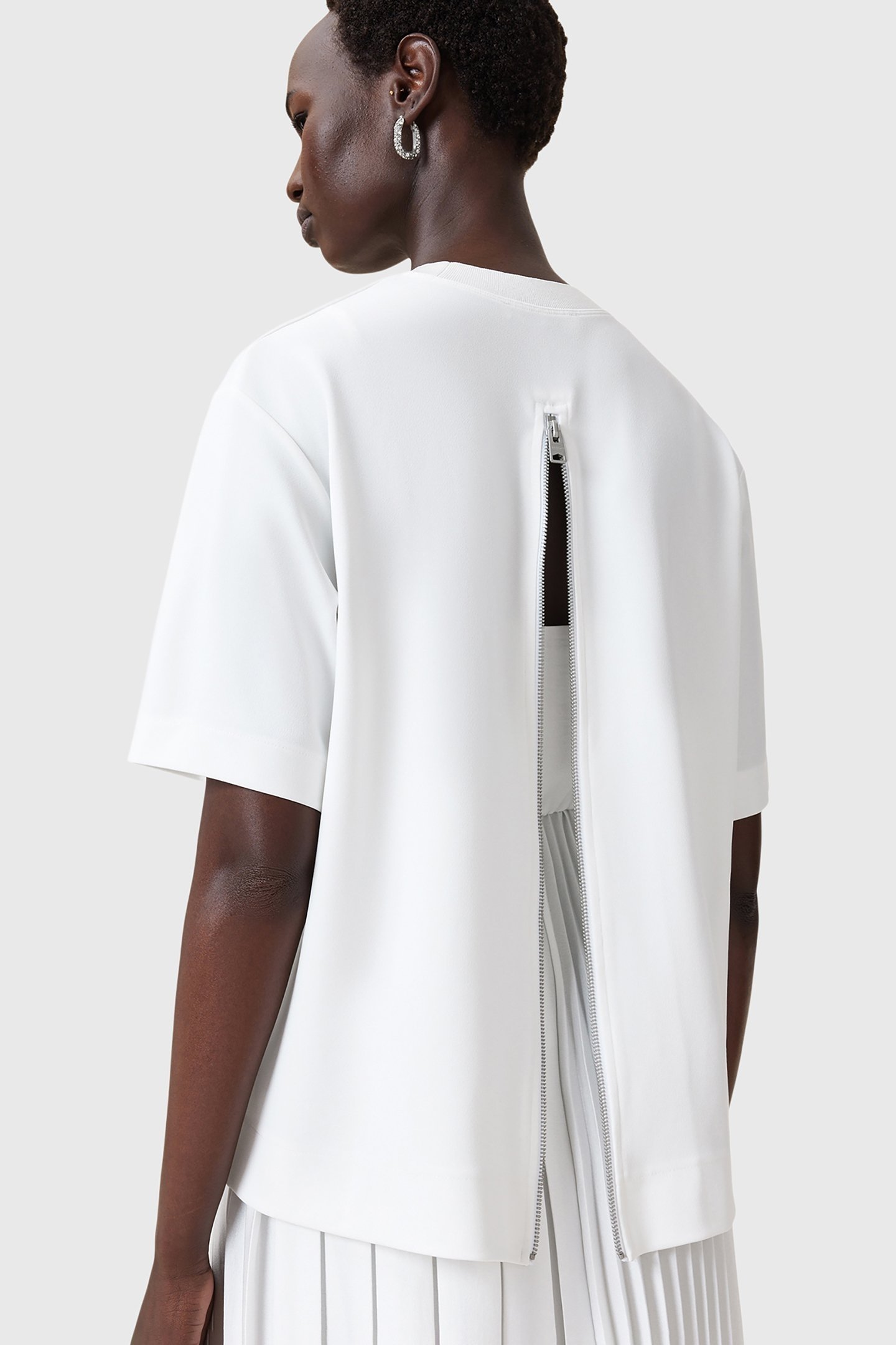 JAX TEE DRESS CHALK WHITE 7