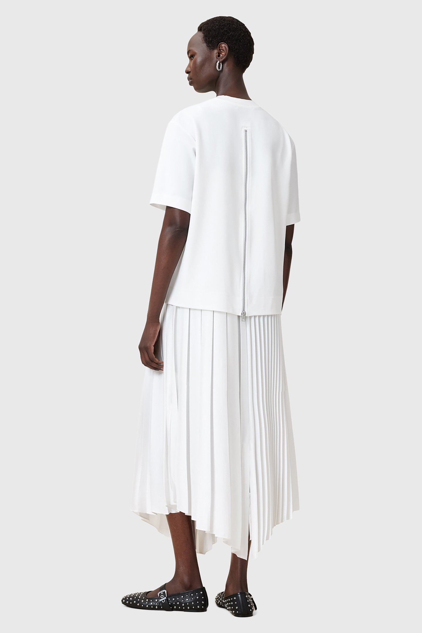 JAX TEE DRESS CHALK WHITE 2