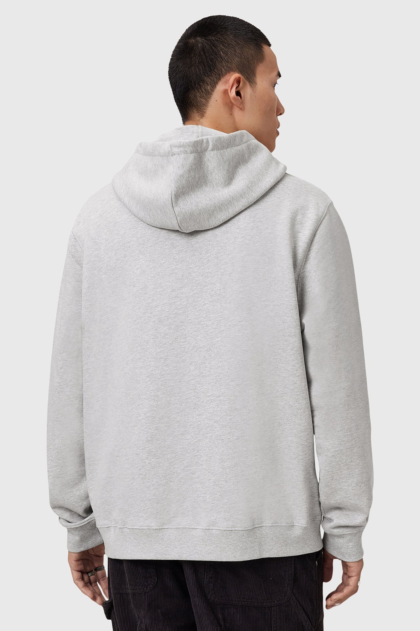 WAVED OTH HOODY LIGHT GREY MARL 4