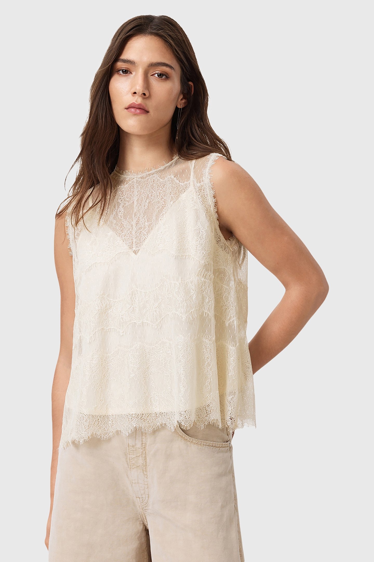 CLARA TOP VINTAGE WHITE 1