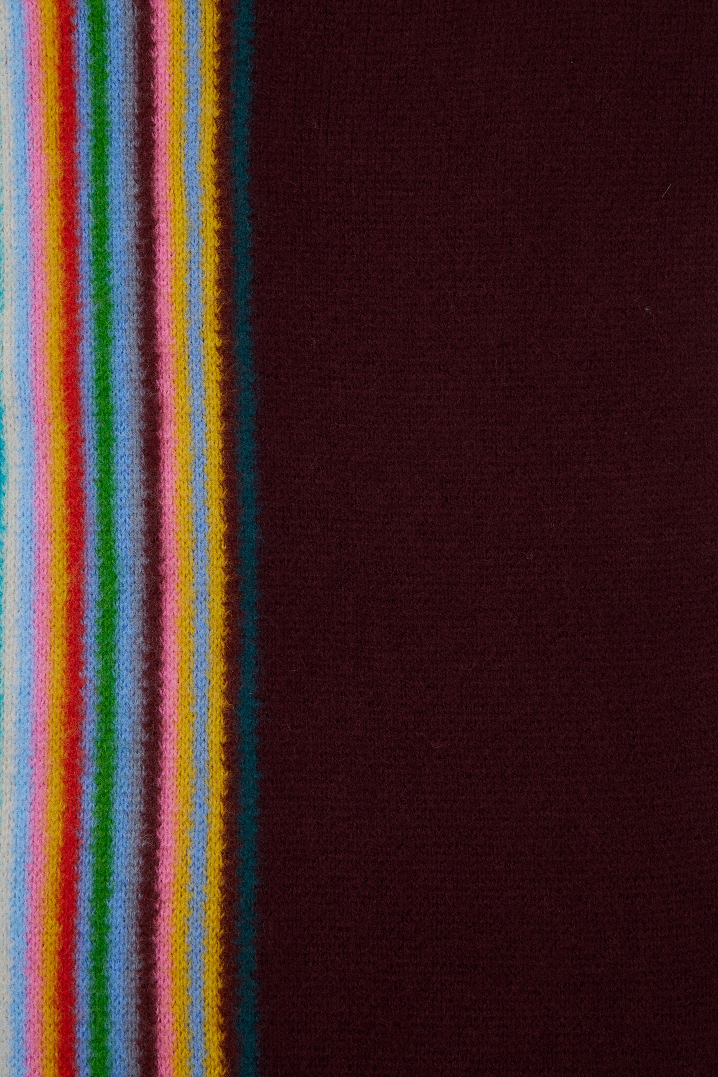 SCARF MULTI EDGE REVERSIBLE BURGUNDY/ BORDE 3