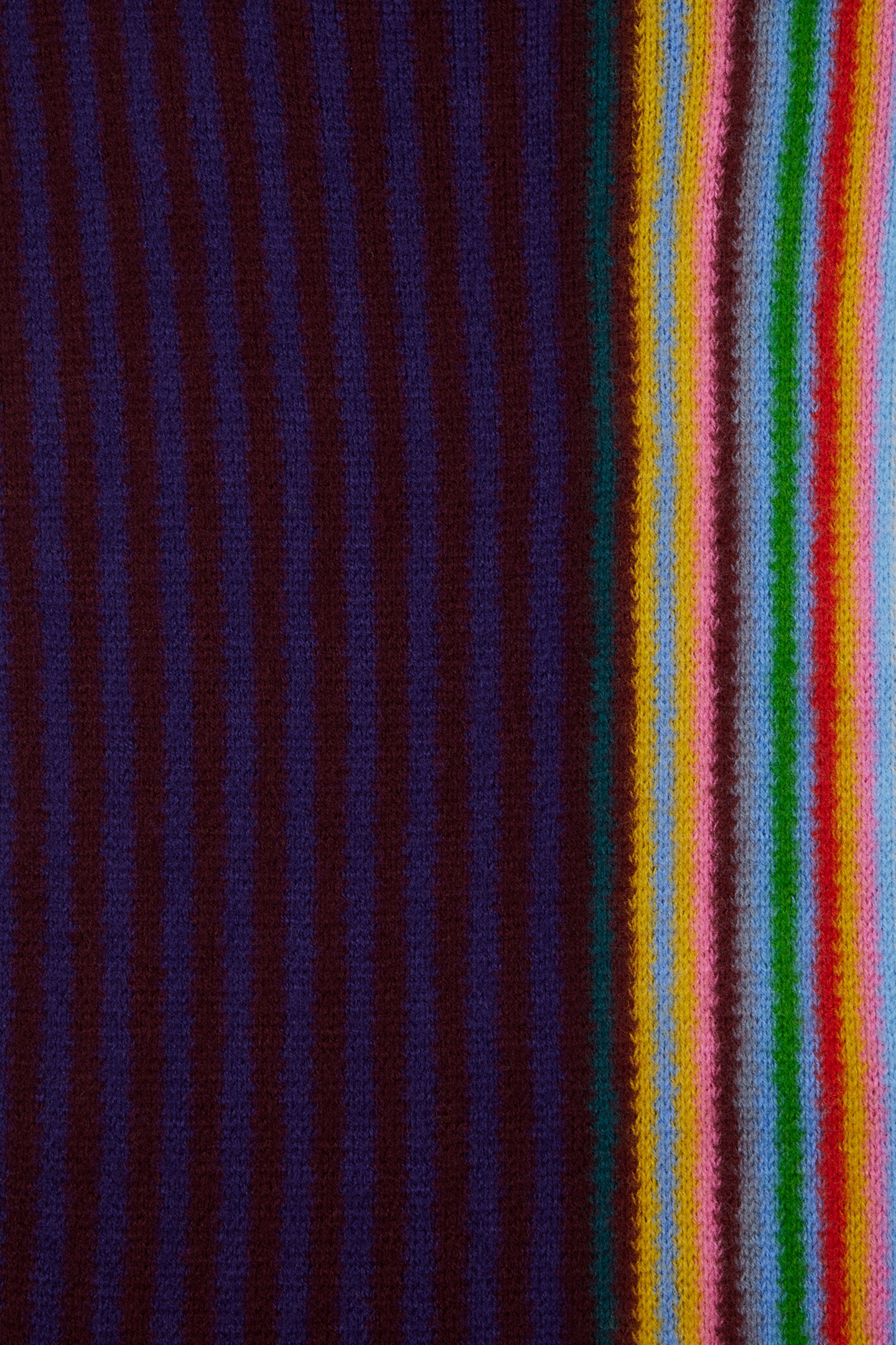 SCARF MULTI EDGE REVERSIBLE BURGUNDY/ BORDE 4