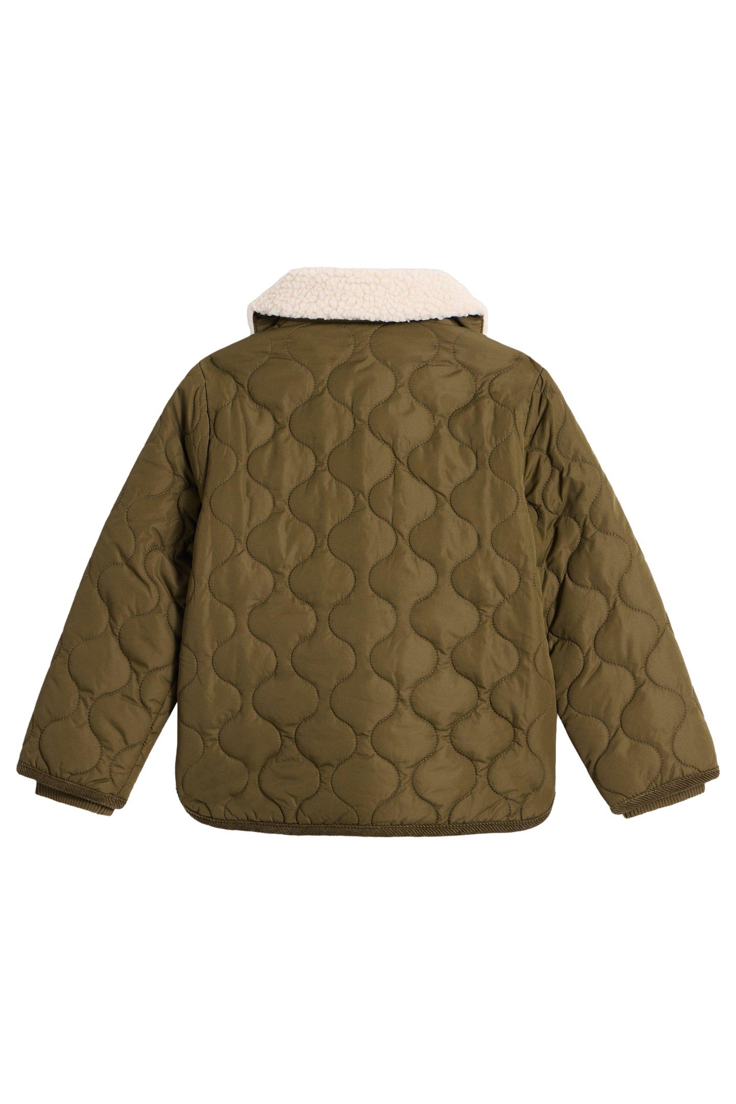 QUILTED JACKET KHAKI GREEN 1