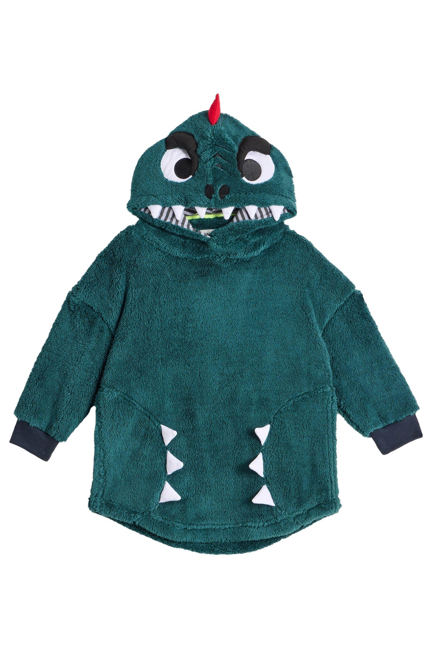 MONSTER COSY HOODIE BRIGHT TEAL 1
