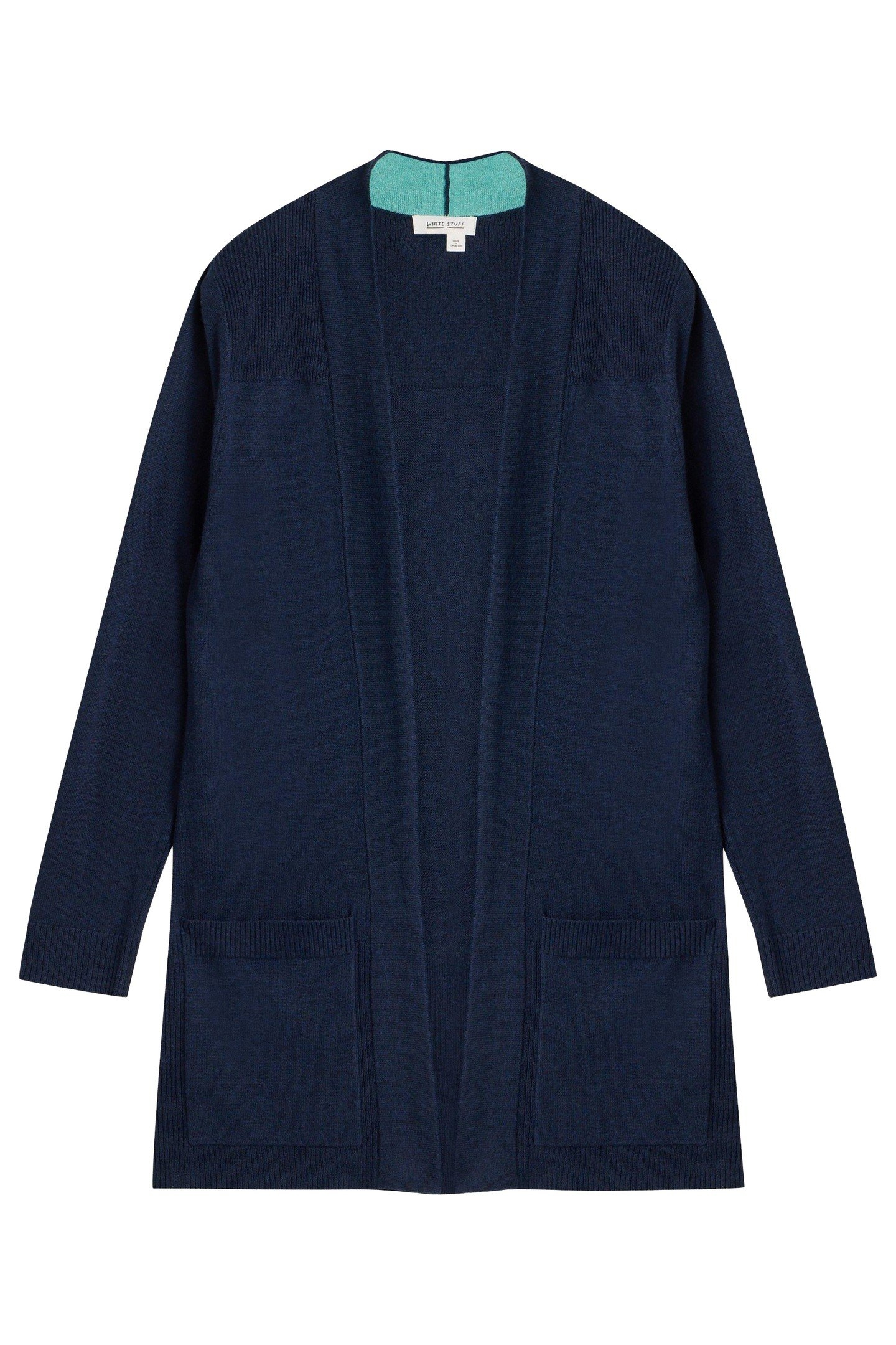 TANYA LONGLINE CARDI FRENCH NAVY 3