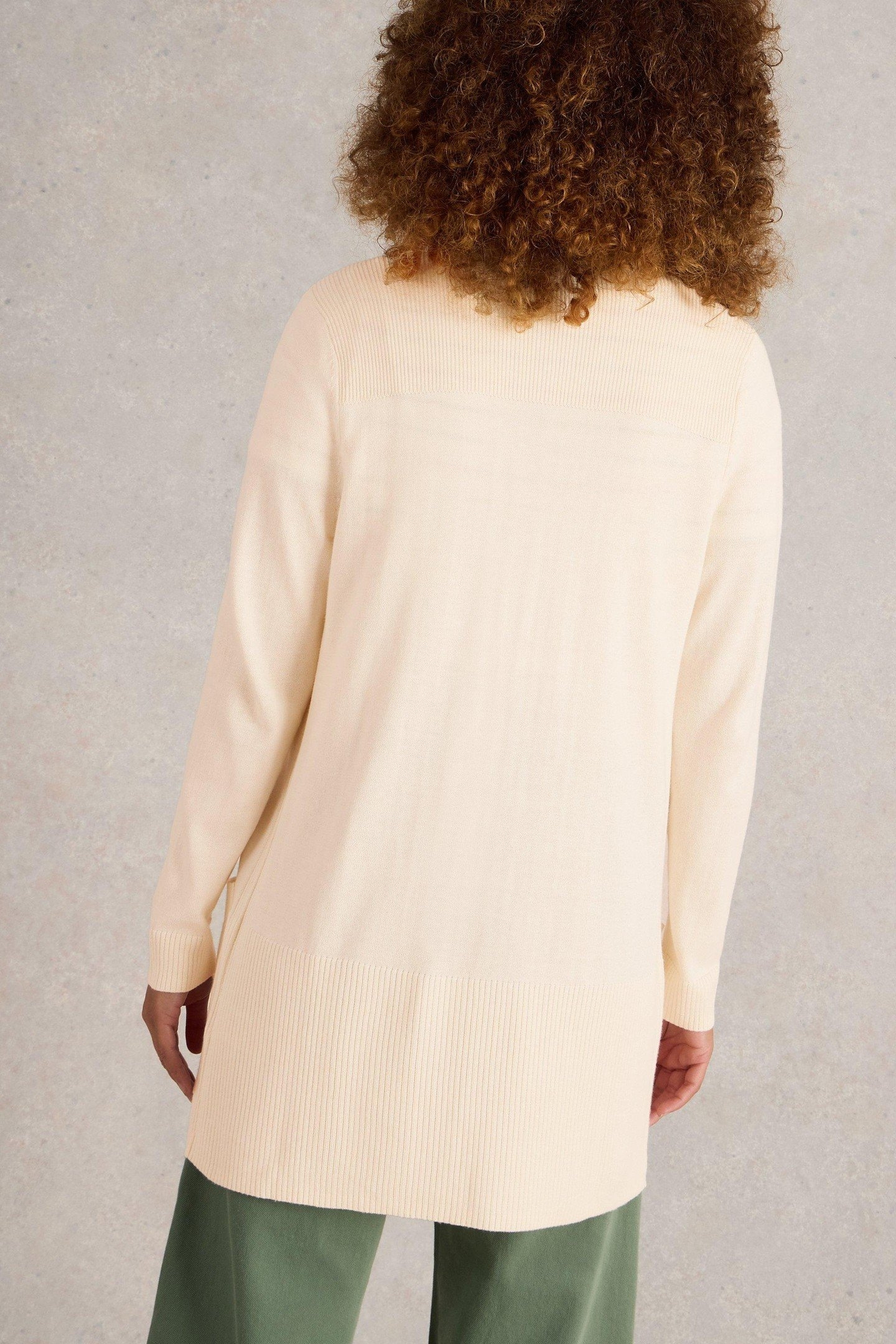 TANYA LONGLINE CARDI LIGHT NATURAL 2