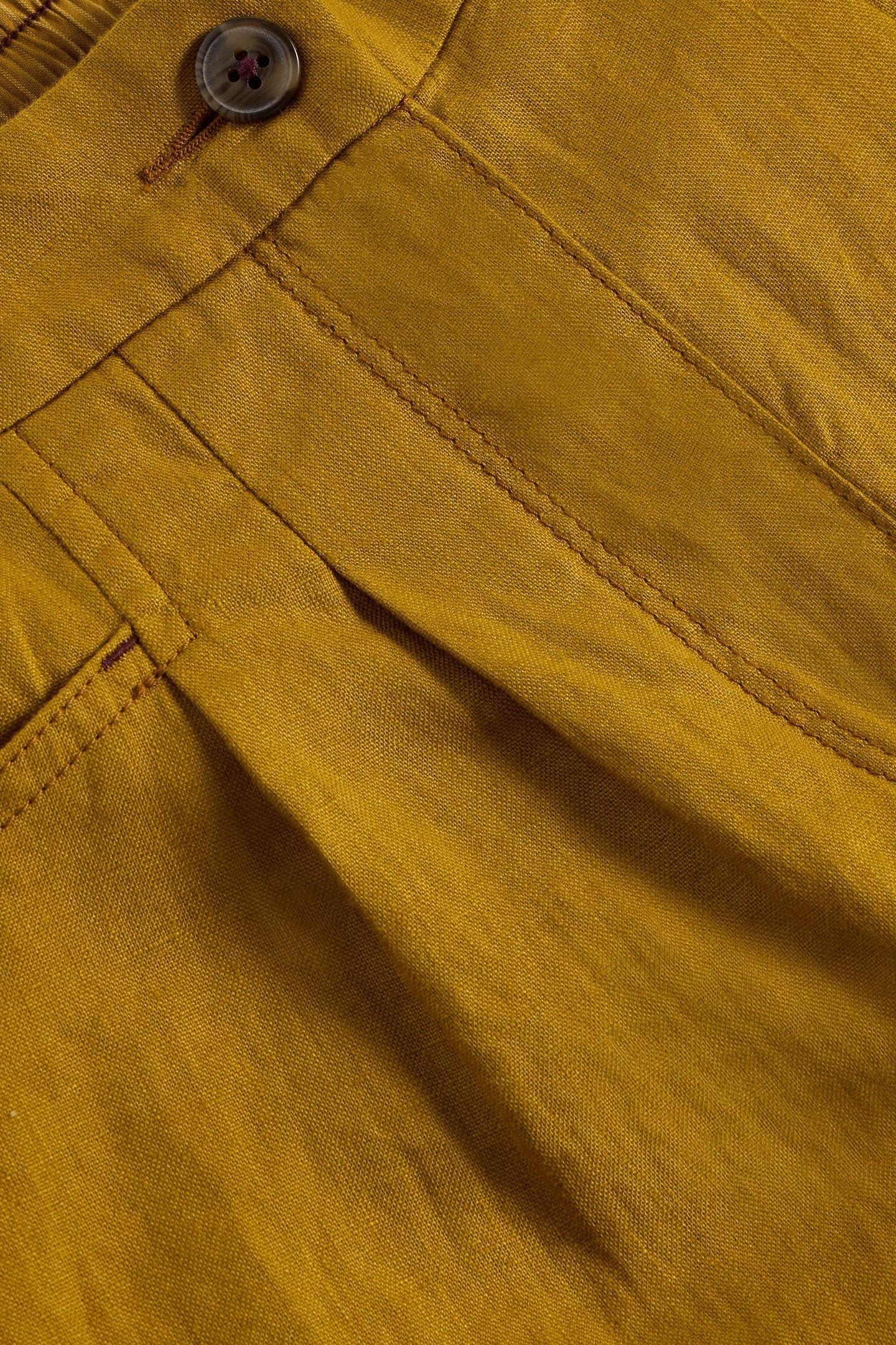 ROWENA LINEN TROUSER MID CHARTREUSE 4