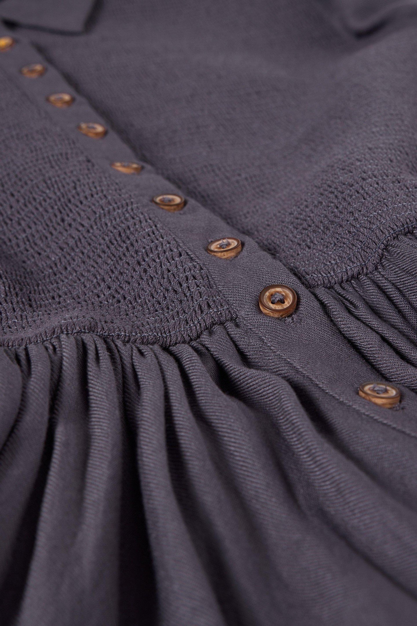 VALERIA SHIRRED DRESS MID PURPLE 4