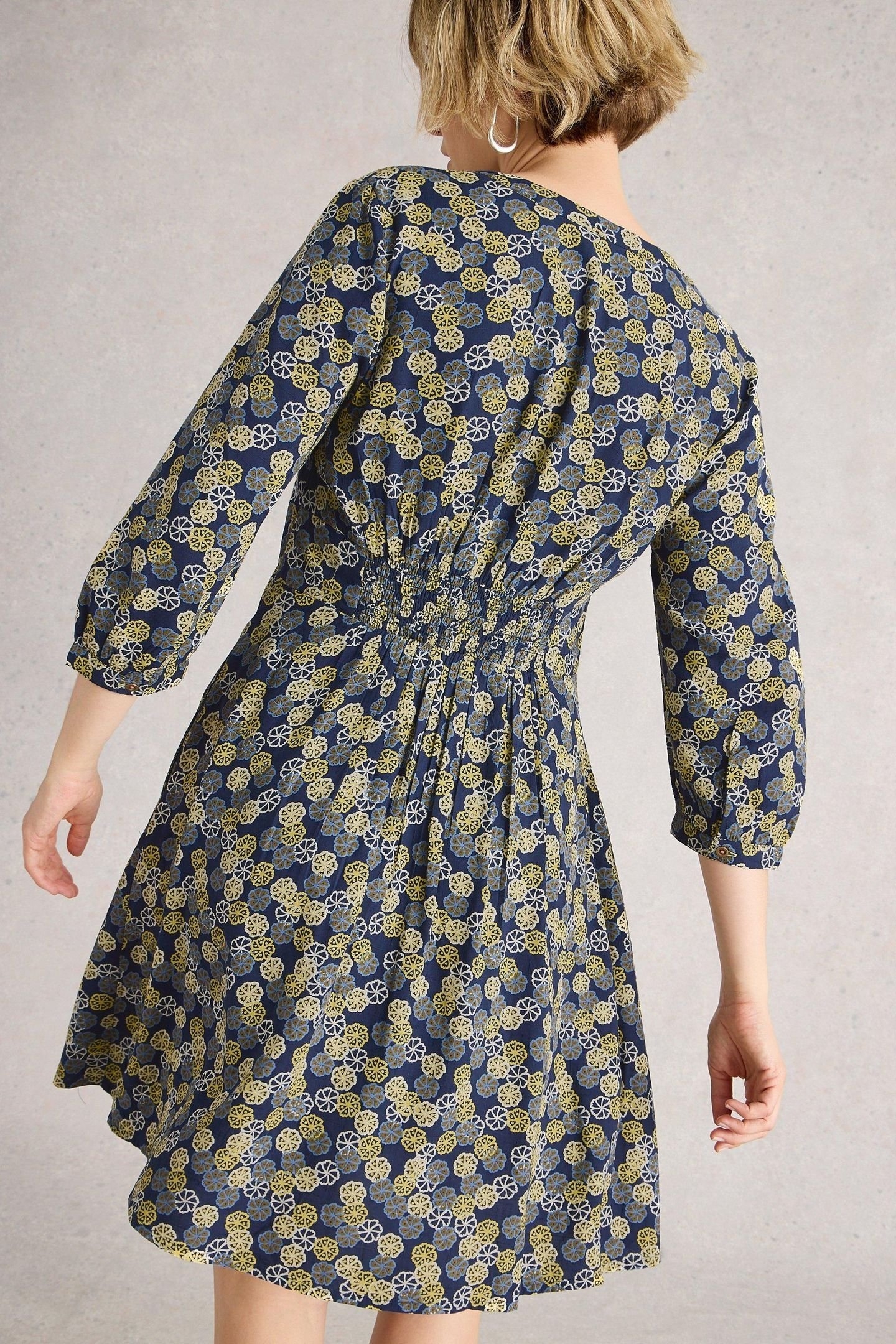 FRANCES DRESS NAVY MULTI 2