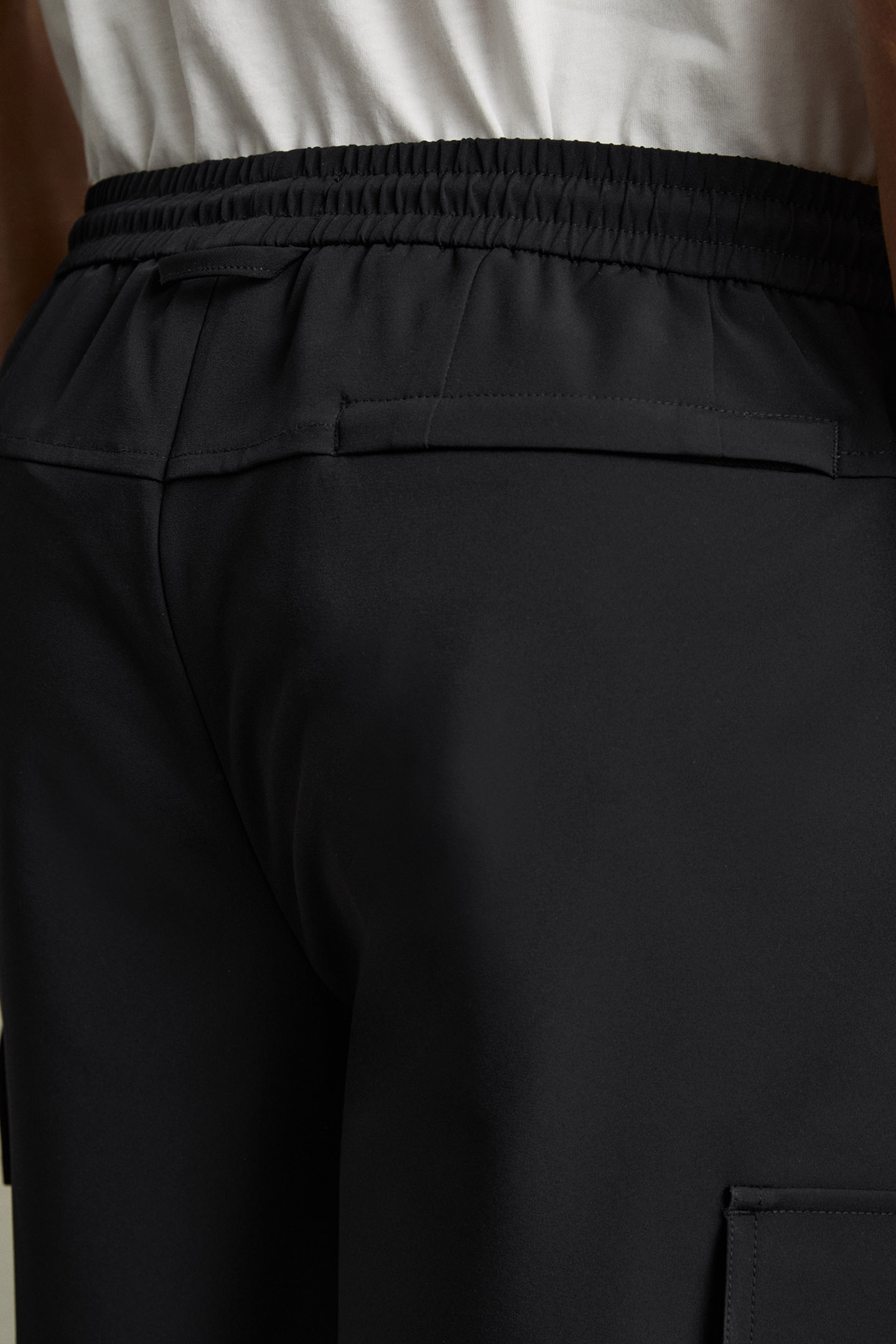 RELAXED DRAWSTRING TECHINCAL CARGO SHORT NAVY 6