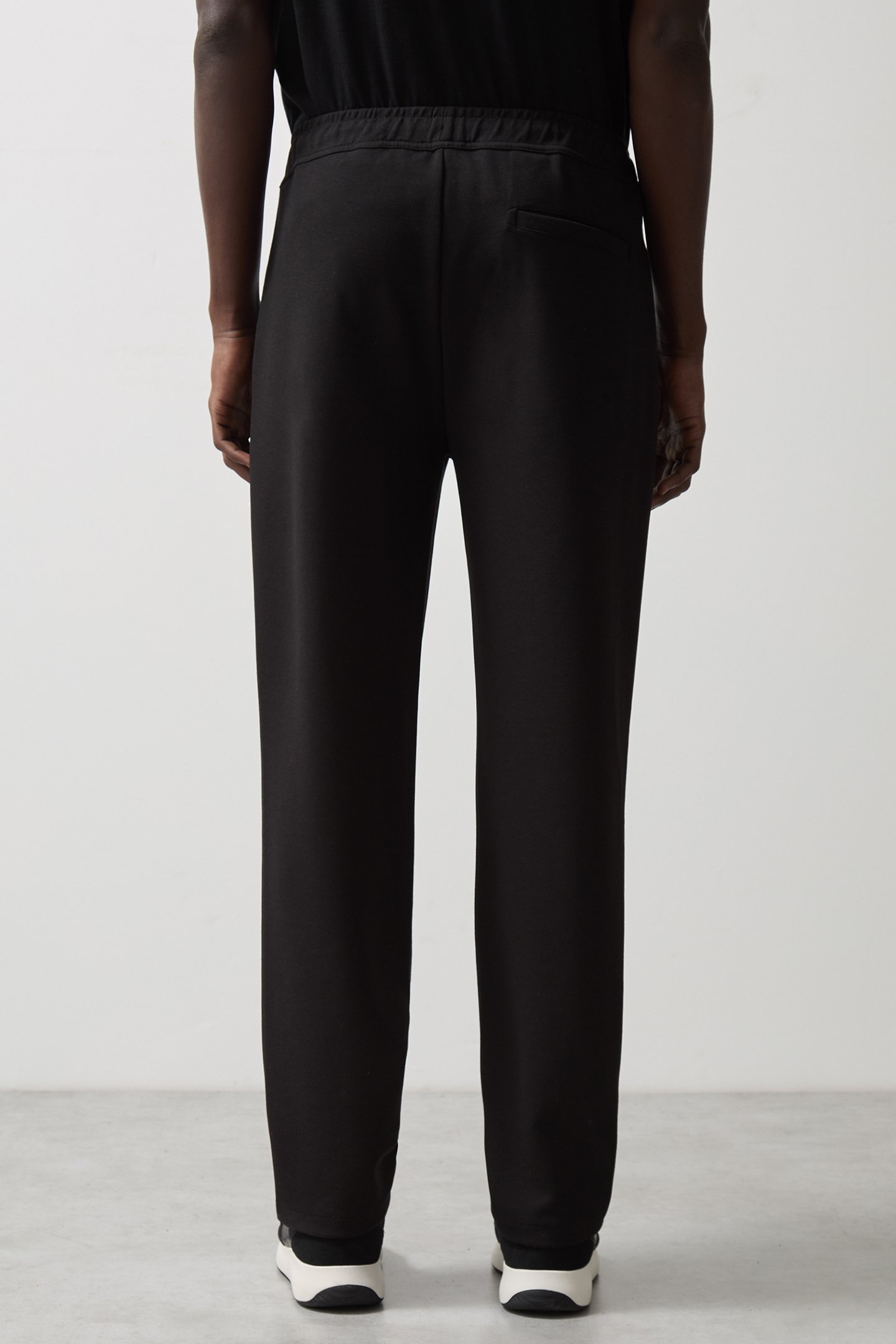 JERSEY INTERLOCK SPEEDMARK ZIP CUFF JOGGER BLACK 2