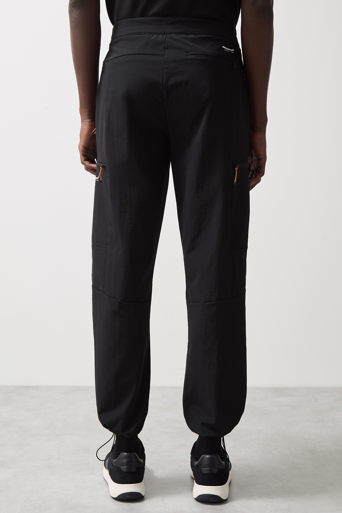 BELTED TECHNICAL CARGO TROUSER BLACK 2