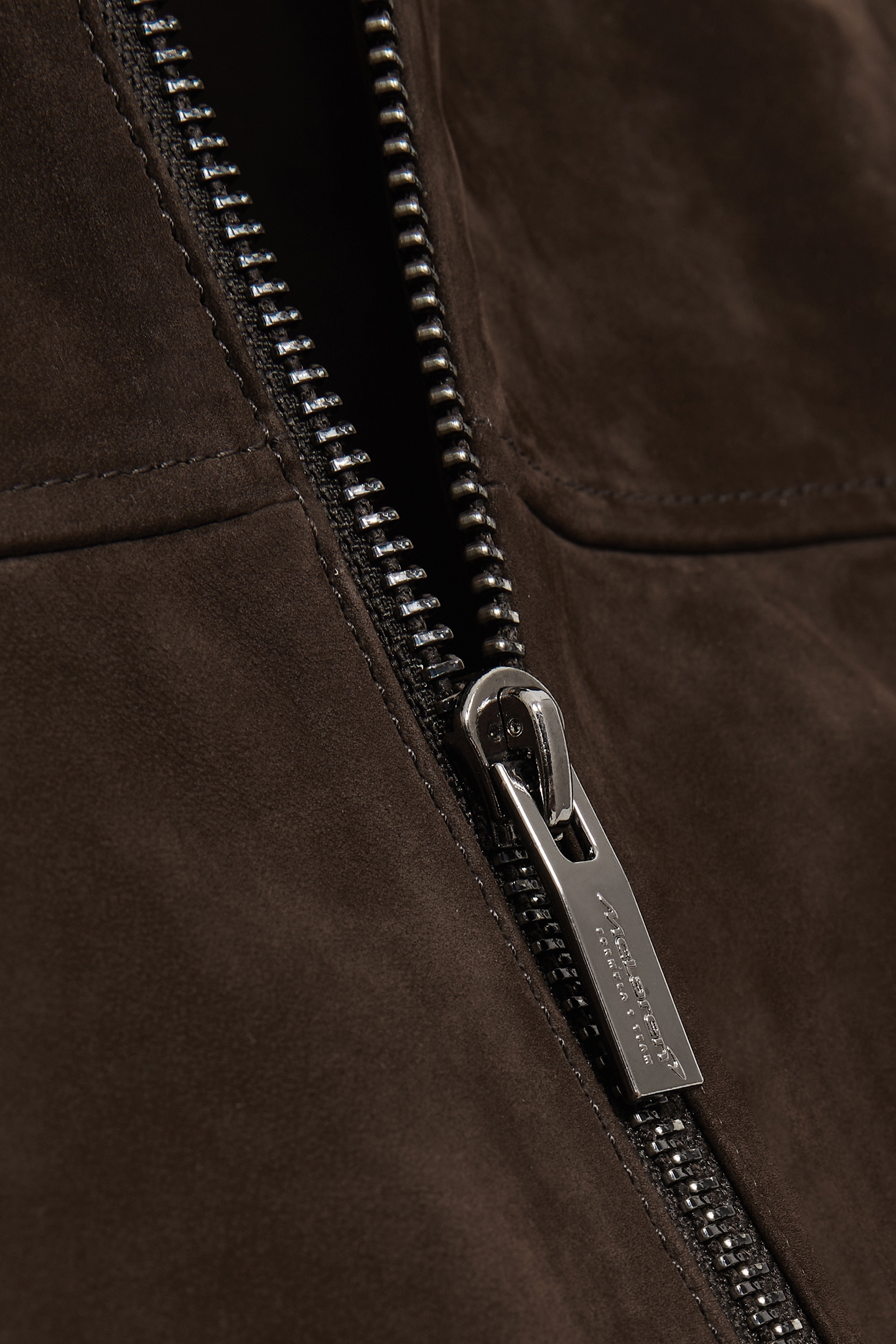 LS OVERSIZED SUEDE JACKET CHOCOLATE BROWN 8