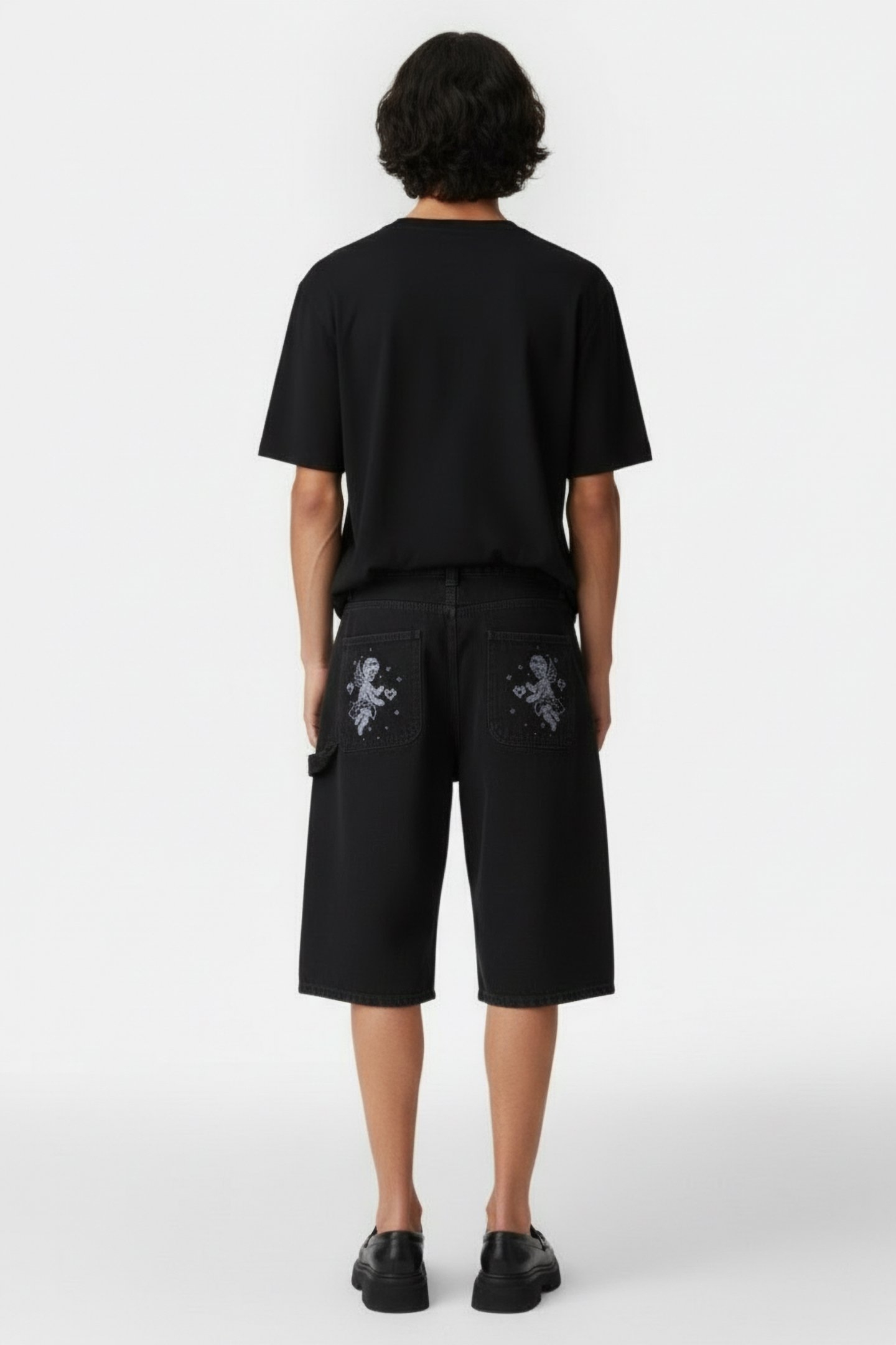 CARNE BOLLENTE – CUPID'S CHEEKS SHORTS BLACK 2