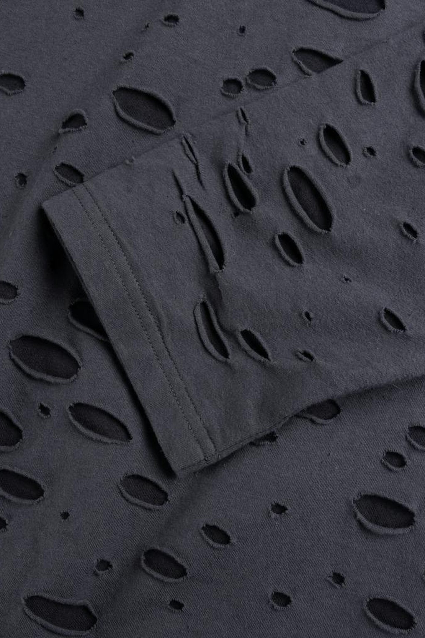 ACNE STUDIOS – LAYERED KNIT TOP BLACK 4