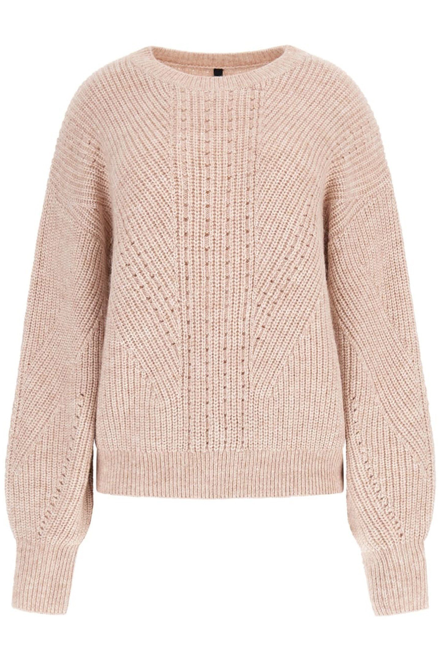 MARCIANO BY GUESS LILY OPEN STITCH CN SWTR WHITE DENEUVE MUL 1