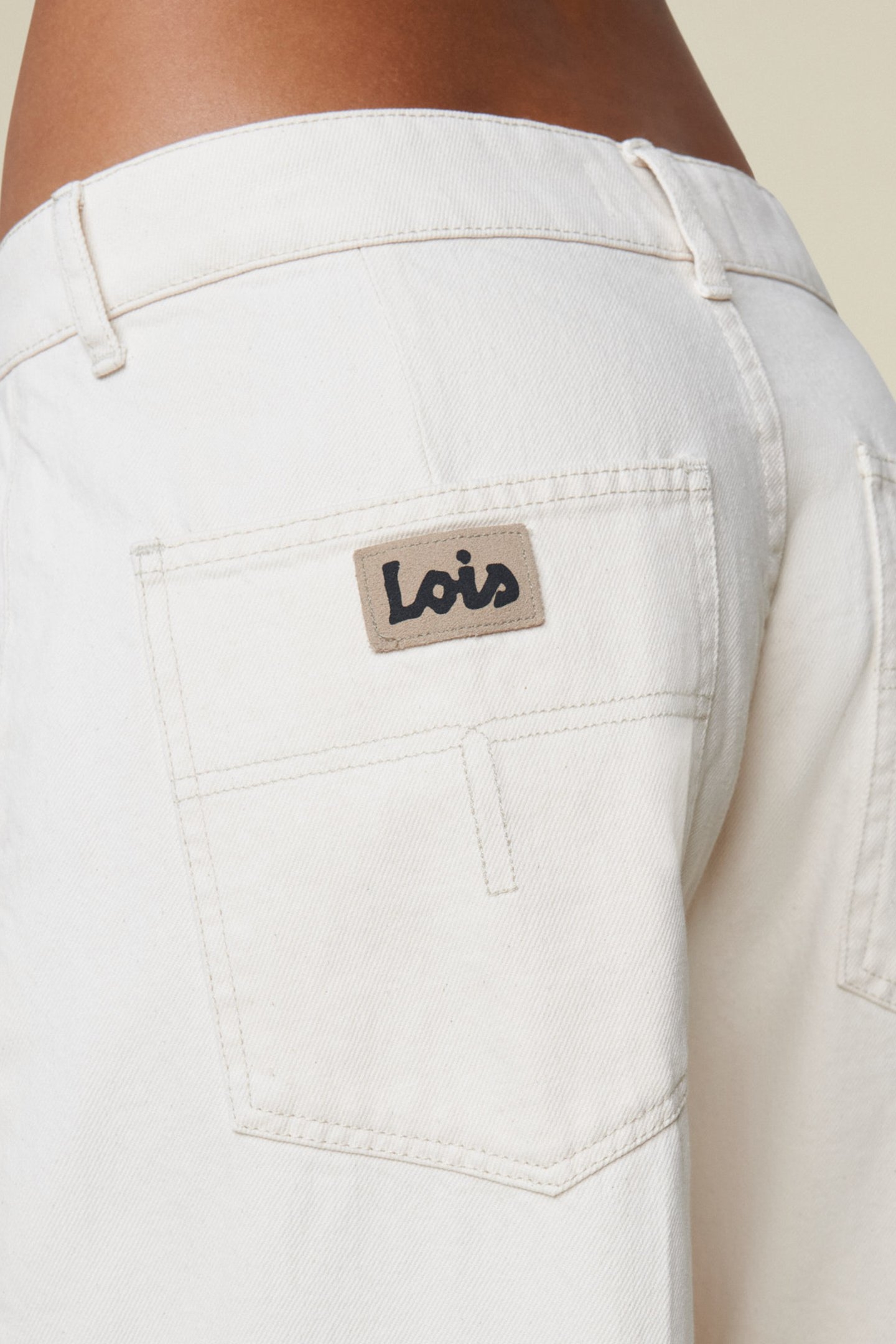 BEATRIX PLEATS ECRU RINSE 4